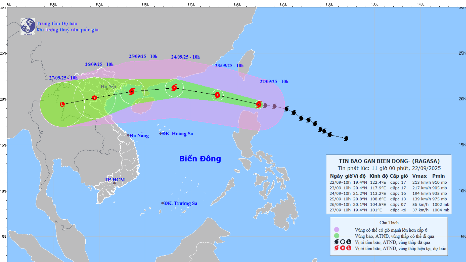 Thủ tướng Chính phủ yêu cầu chủ động ứng phó với siêu bão Ragasa từ sớm, từ xa, biện pháp ứng phó ở mức cao nhất