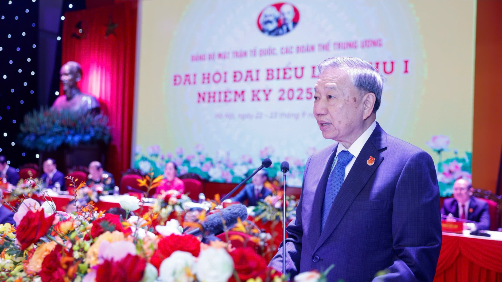 Phát biểu của Tổng Bí thư Tô Lâm tại Đại hội đại biểu Đảng bộ MTTQ, các đoàn thể Trung ương nhiệm kỳ 2025 - 2030