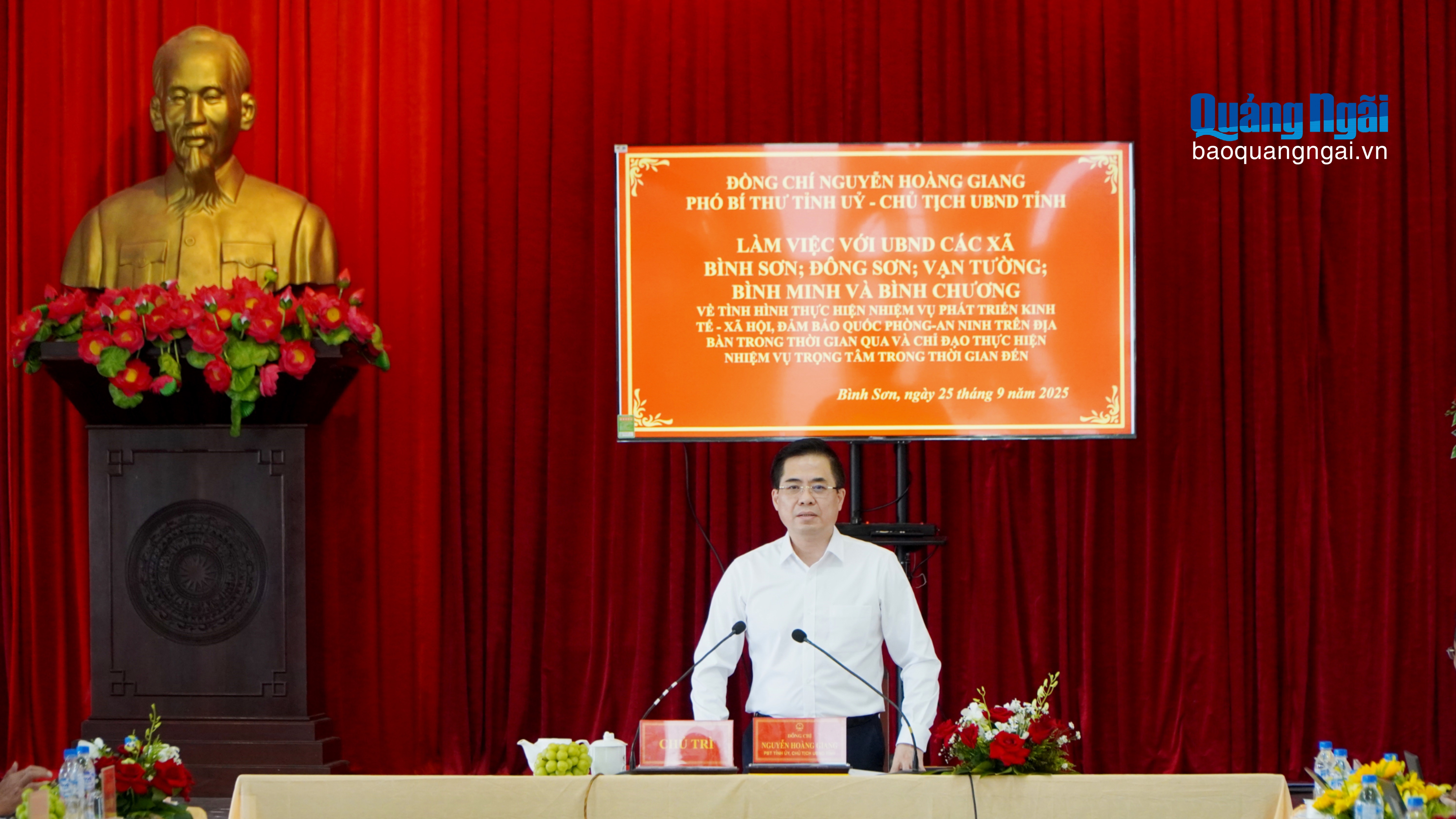 Cụm 5 xã cửa ngõ phía bắc phải là đầu tàu phát triển kinh tế của tỉnh