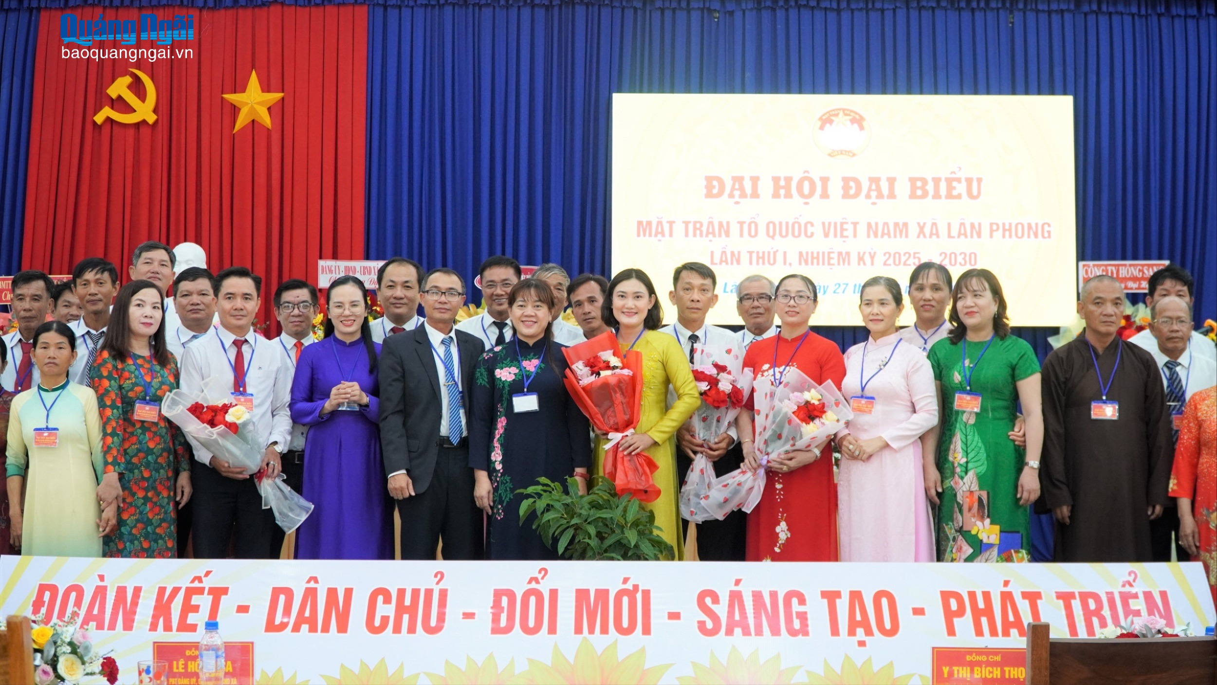 Đại hội đại biểu Mặt trận Tổ quốc Việt Nam xã Lân Phong lần thứ I, nhiệm kỳ 2025 - 2030