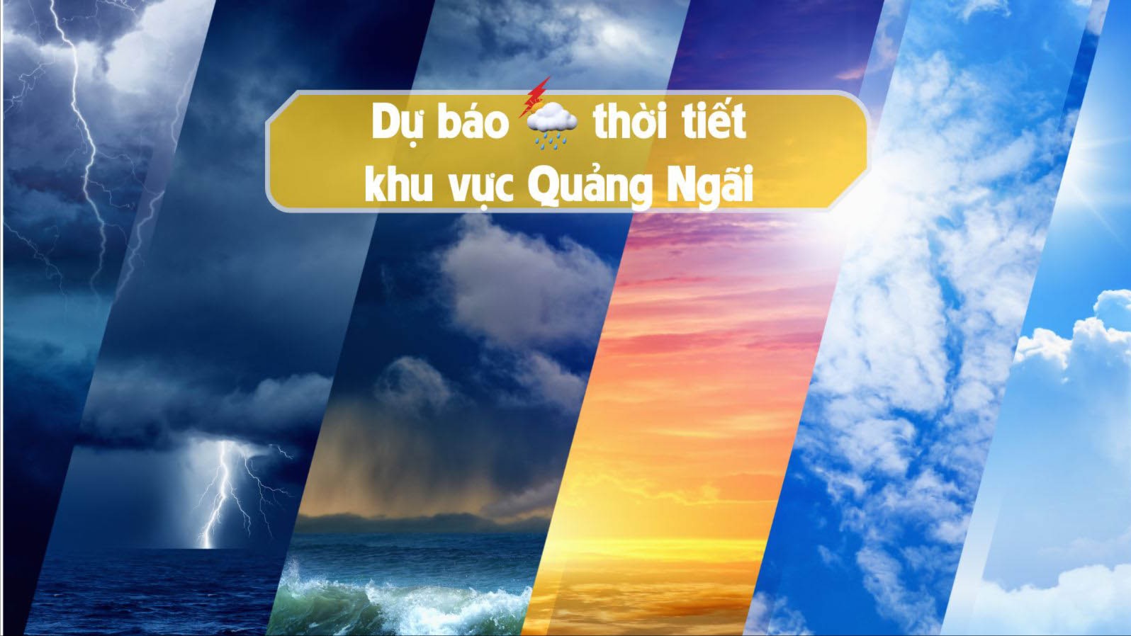 Thời tiết Quảng Ngãi 24 giờ tới: Cảnh báo lốc, sét và gió giật mạnh