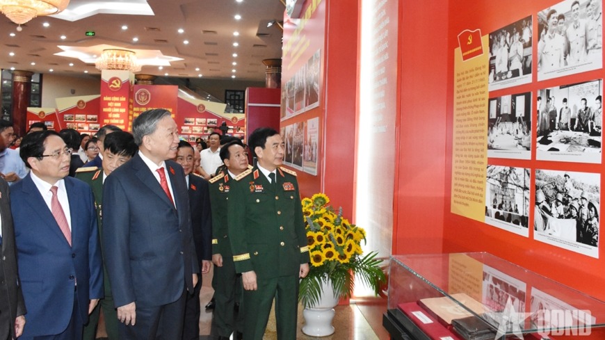 Tổng Bí thư Tô Lâm, Bí thư Quân ủy Trung ương dự, chỉ đạo Đại hội đại biểu Đảng bộ Quân đội lần thứ XII