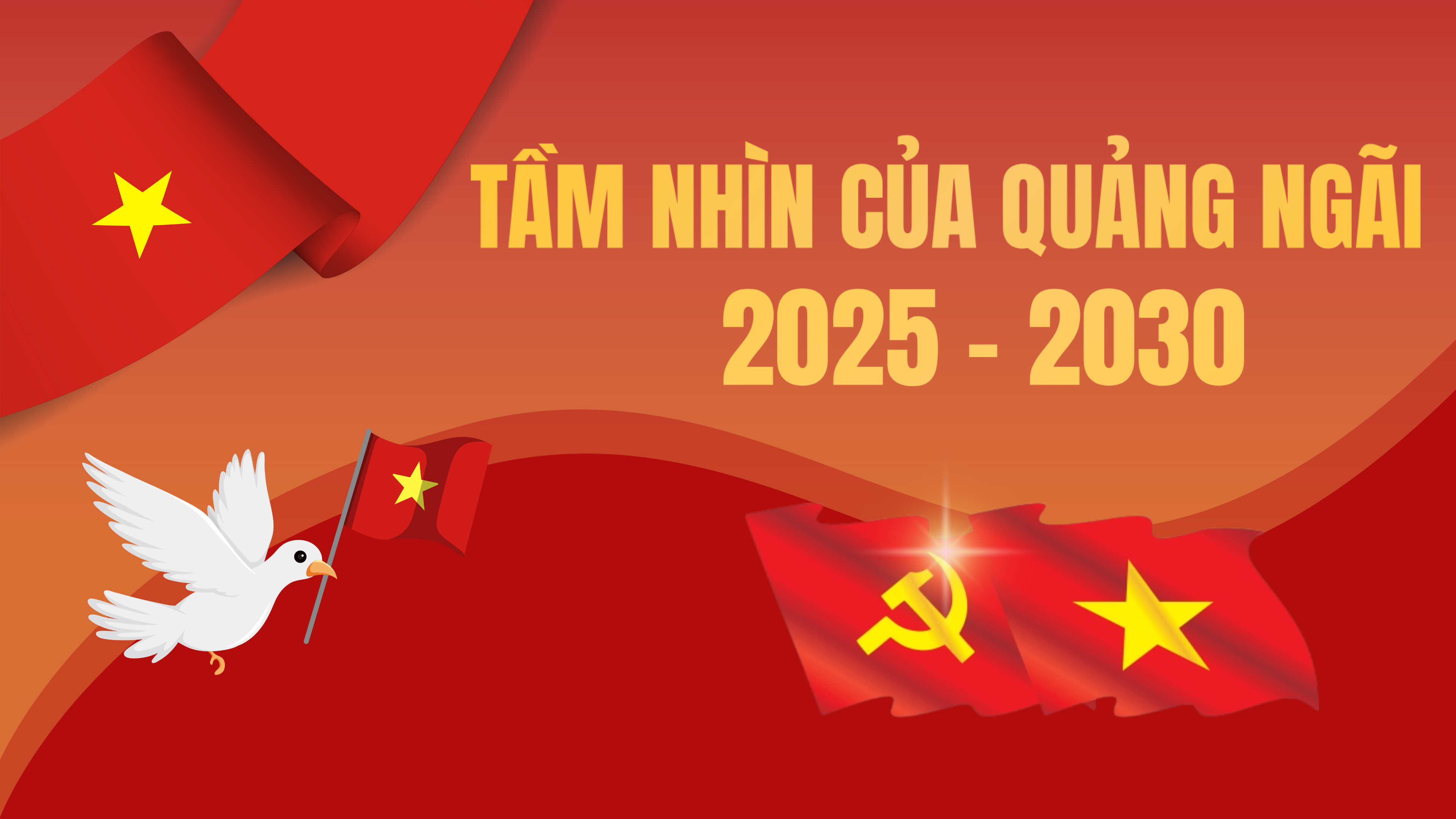 [Infographic]. Tầm nhìn Quảng Ngãi 2025 - 2030: 5 nhiệm vụ trọng tâm, 3 nhiệm vụ đột phá