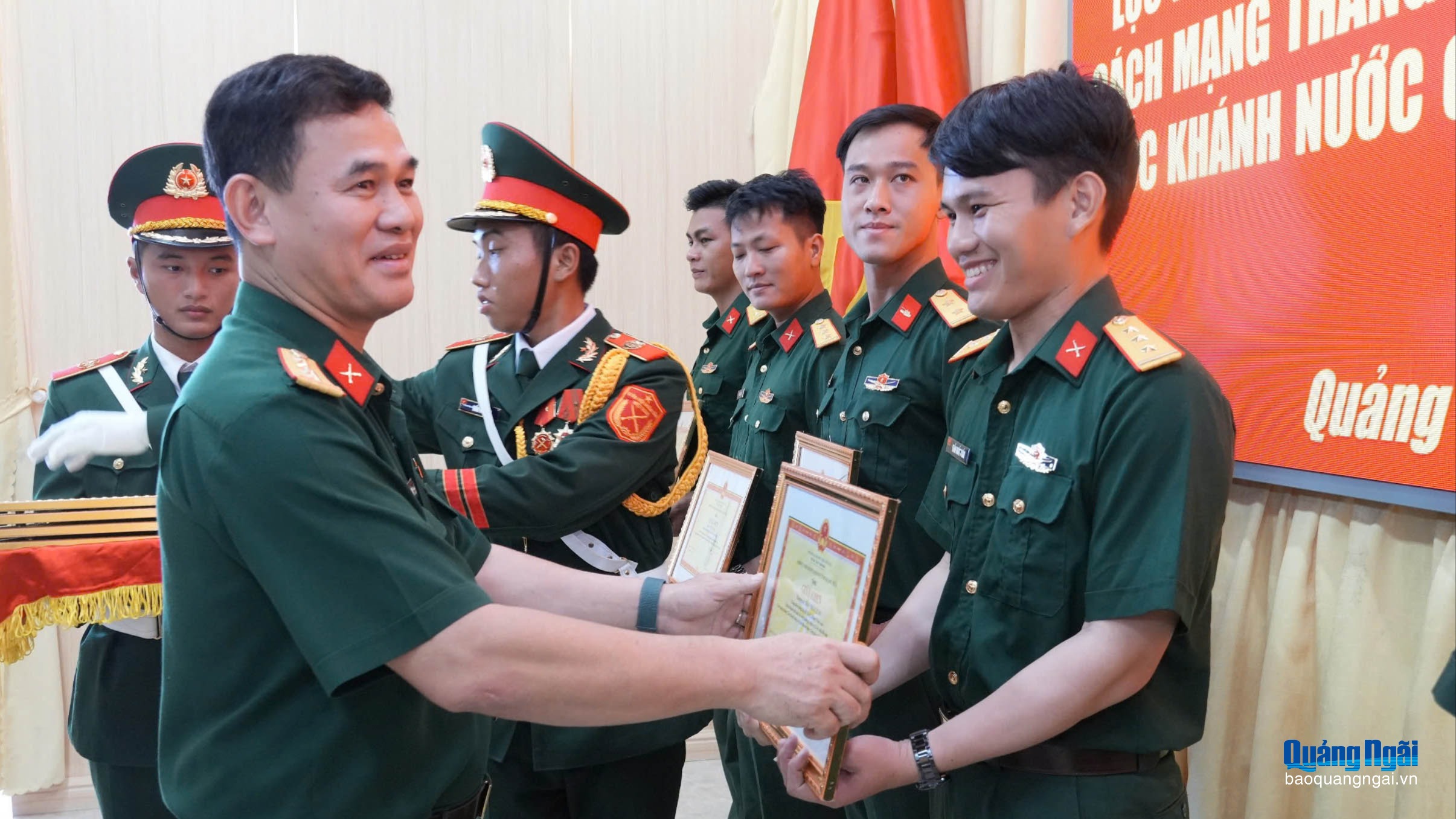 Quảng Ngãi biểu dương 29 cán bộ, chiến sĩ hoàn thành xuất sắc nhiệm vụ A80