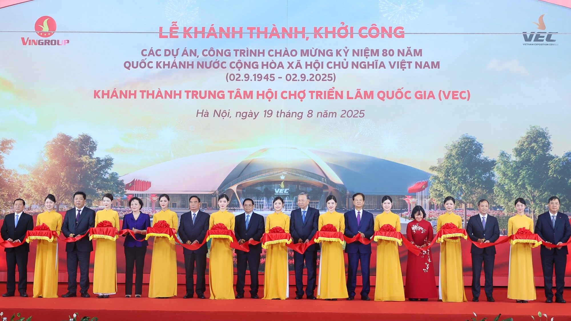 Tổ chức khánh thành, khởi công trực tuyến đồng thời các công trình lớn chào mừng Đại hội đại biểu toàn quốc lần thứ XIV của Đảng