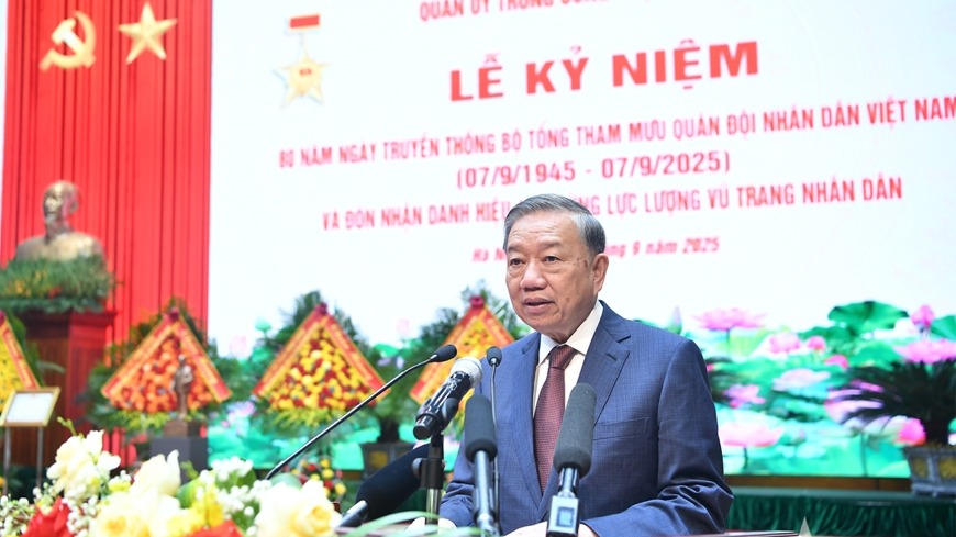 Phát biểu của Tổng Bí thư Tô Lâm tại Lễ kỷ niệm 80 năm ngày truyền thống Bộ Tổng Tham mưu Quân đội nhân dân Việt Nam