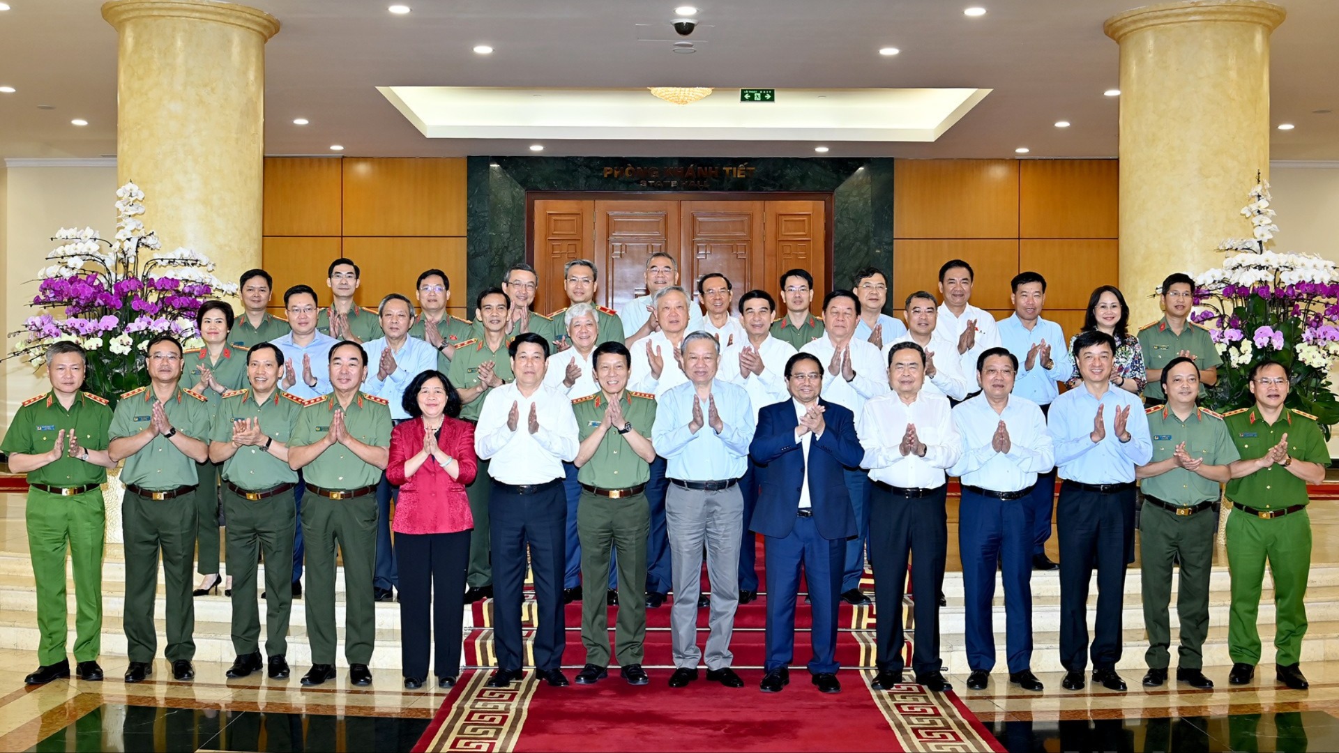 Tổng Bí thư Tô Lâm chủ trì cuộc làm việc của Bộ Chính trị với Ban Thường vụ Đảng ủy Công an Trung ương