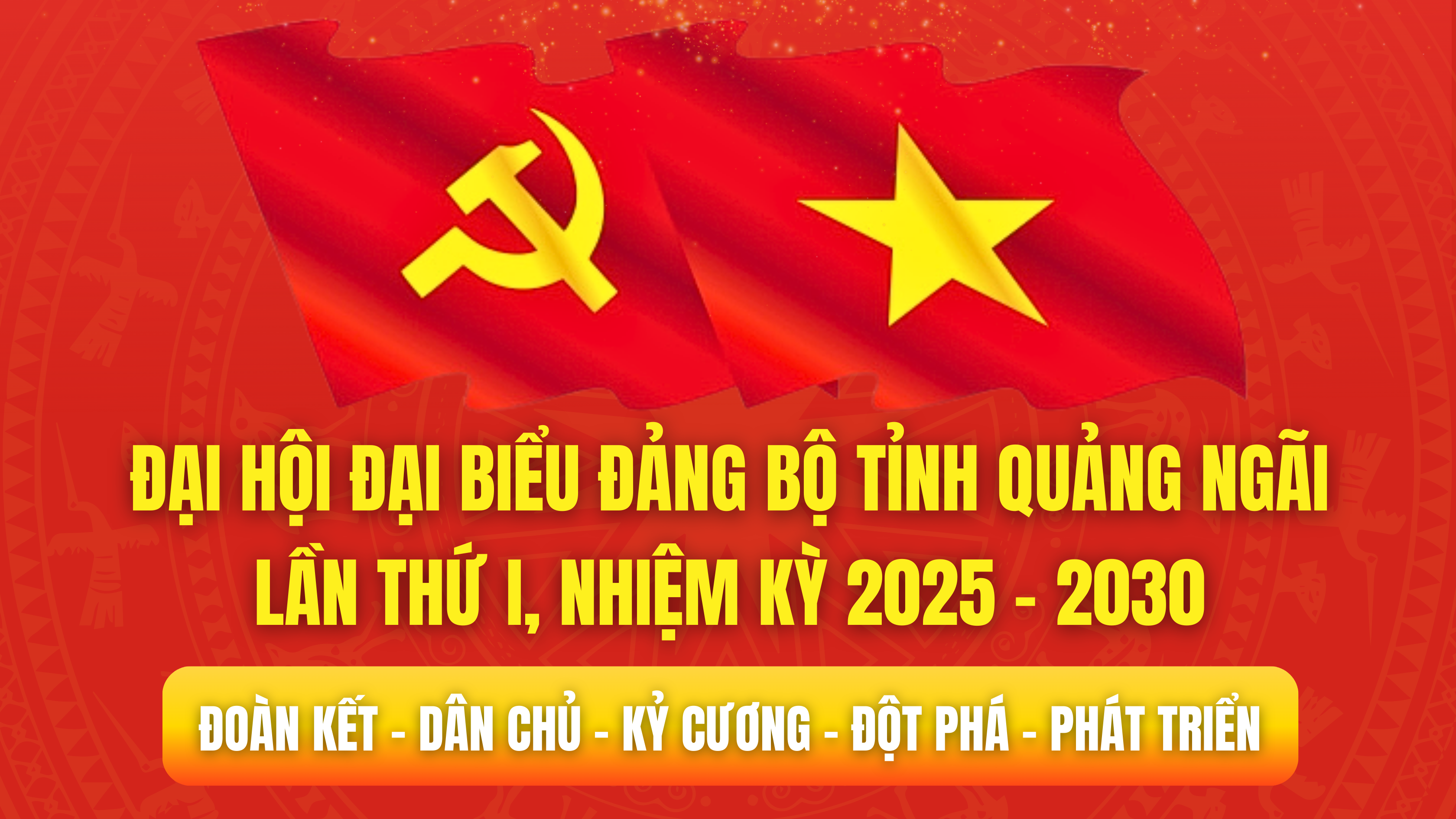 [Infographic]. Tổng quan về Đại hội đại biểu Đảng bộ tỉnh Quảng Ngãi lần thứ I