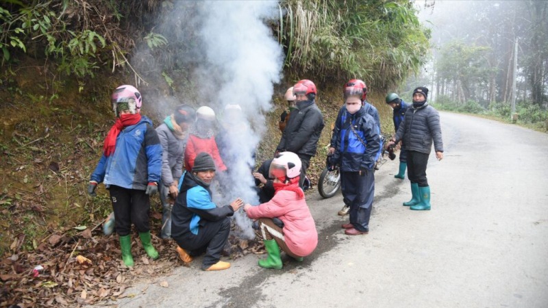 Không khí lạnh mạnh tràn về, vùng núi Quảng Ngãi có nơi rét đậm 12 độ C