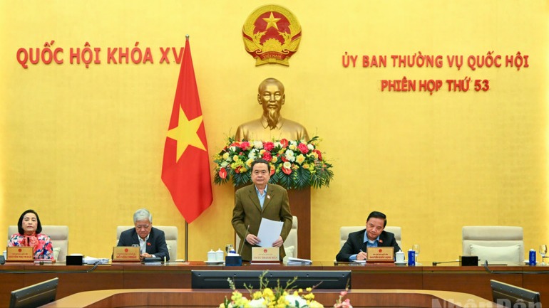 Khai mạc Phiên họp thứ 53 của Ủy ban Thường vụ Quốc hội