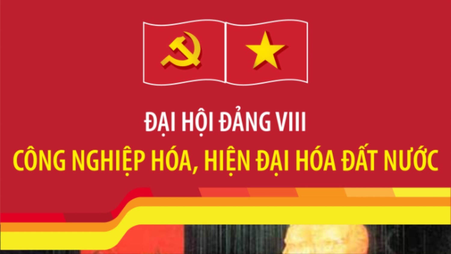 [Infographic]. Đại hội Đảng VIII: Công nghiệp hóa, hiện đại hóa đất nước