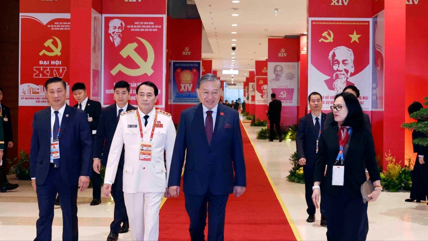 Ngày làm việc đầu tiên Đại hội đại biểu toàn quốc lần thứ XIV của Đảng Cộng sản Việt Nam