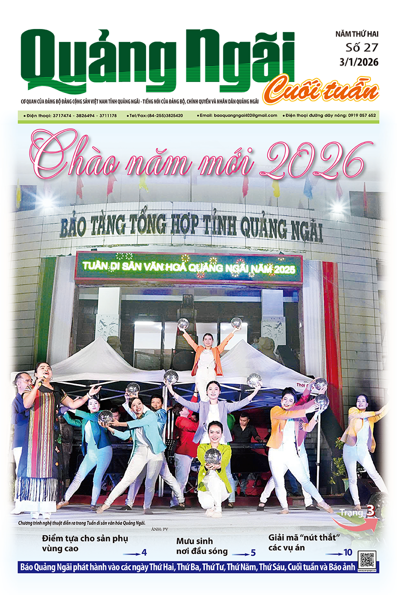 Số Cuối tuần 27, ra ngày 3/1/2026