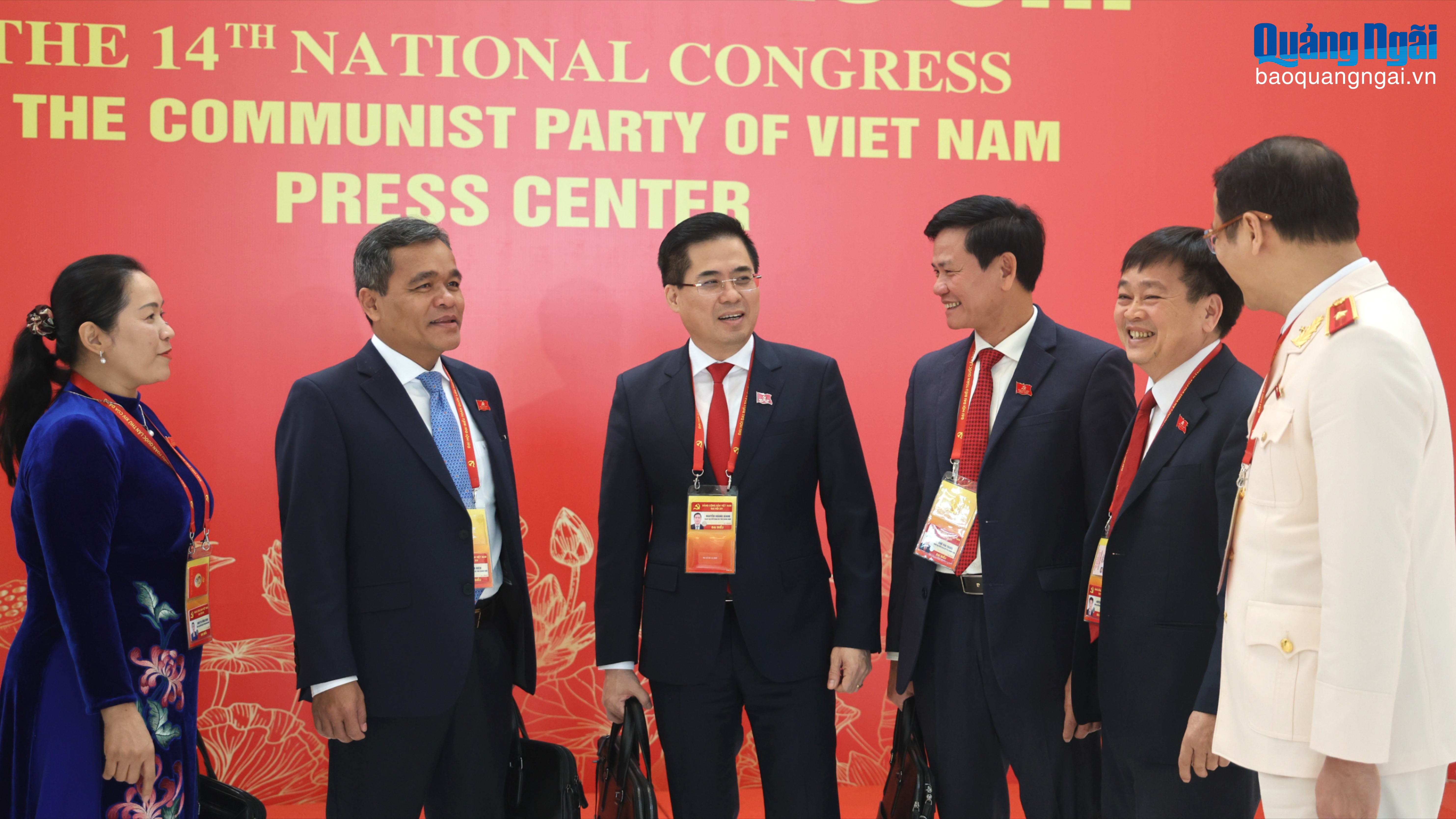 [Ảnh]. Khoảnh khắc Đoàn đại biểu Quảng Ngãi dự Đại hội XIV của Đảng