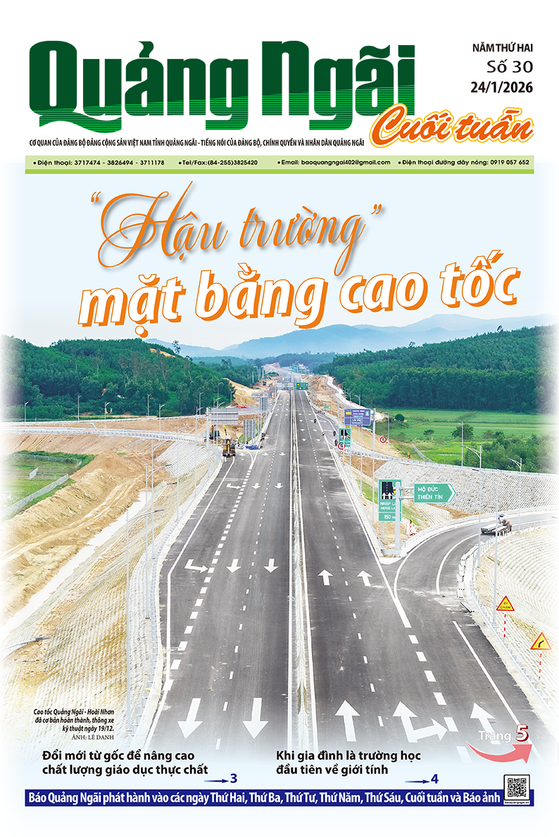 Số báo Cuối tuần 30, ra ngày 24/1/2026