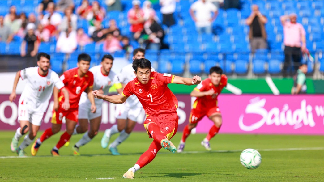 U23 Việt Nam thắng U23 Jordan 2 - 0