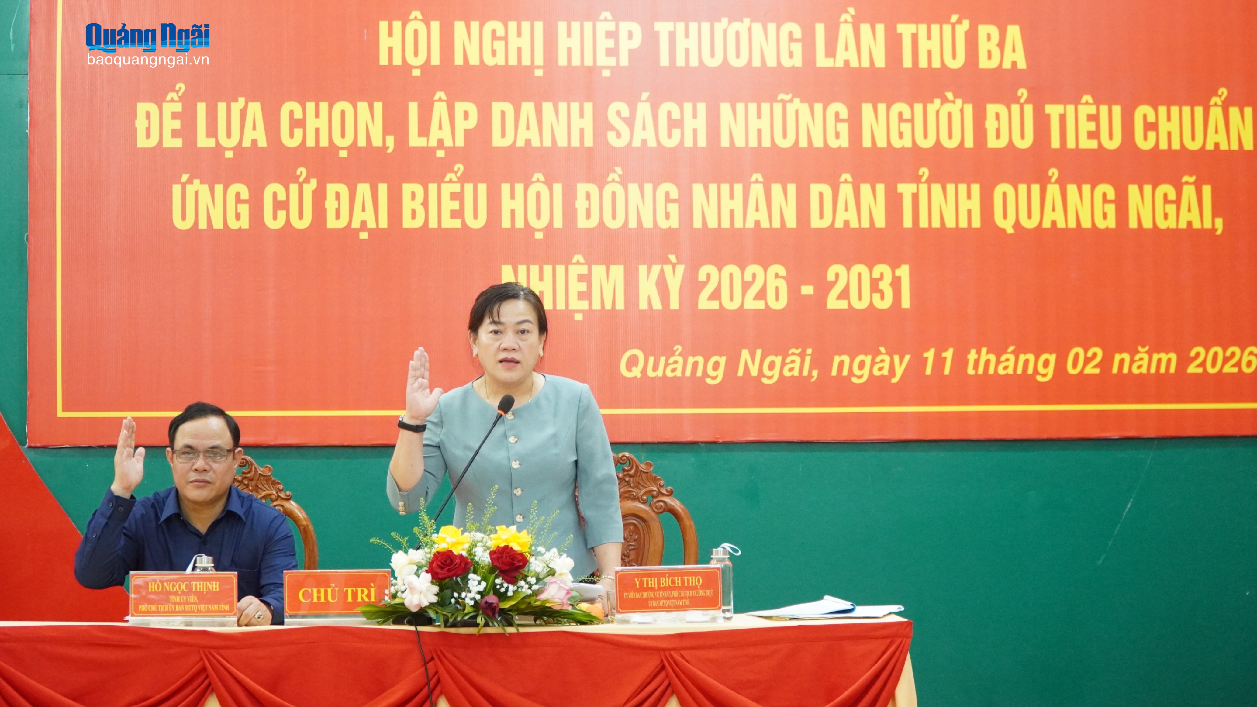 Thống nhất danh sách 109 người ứng cử đại biểu HĐND tỉnh