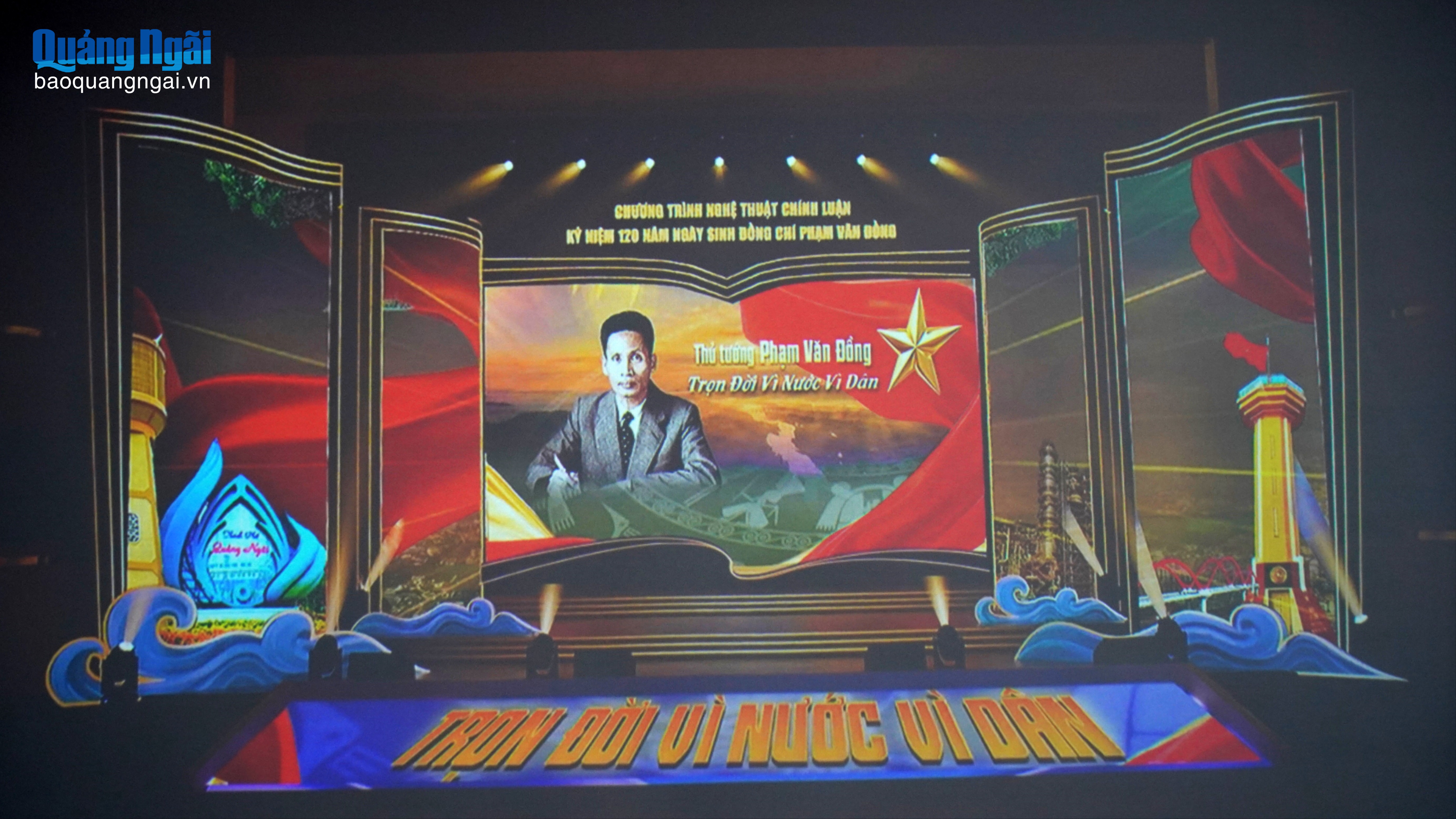 Truyền hình trực tiếp Chương trình nghệ thuật đặc biệt về Thủ tướng Phạm Văn Đồng trên sóng VTV1