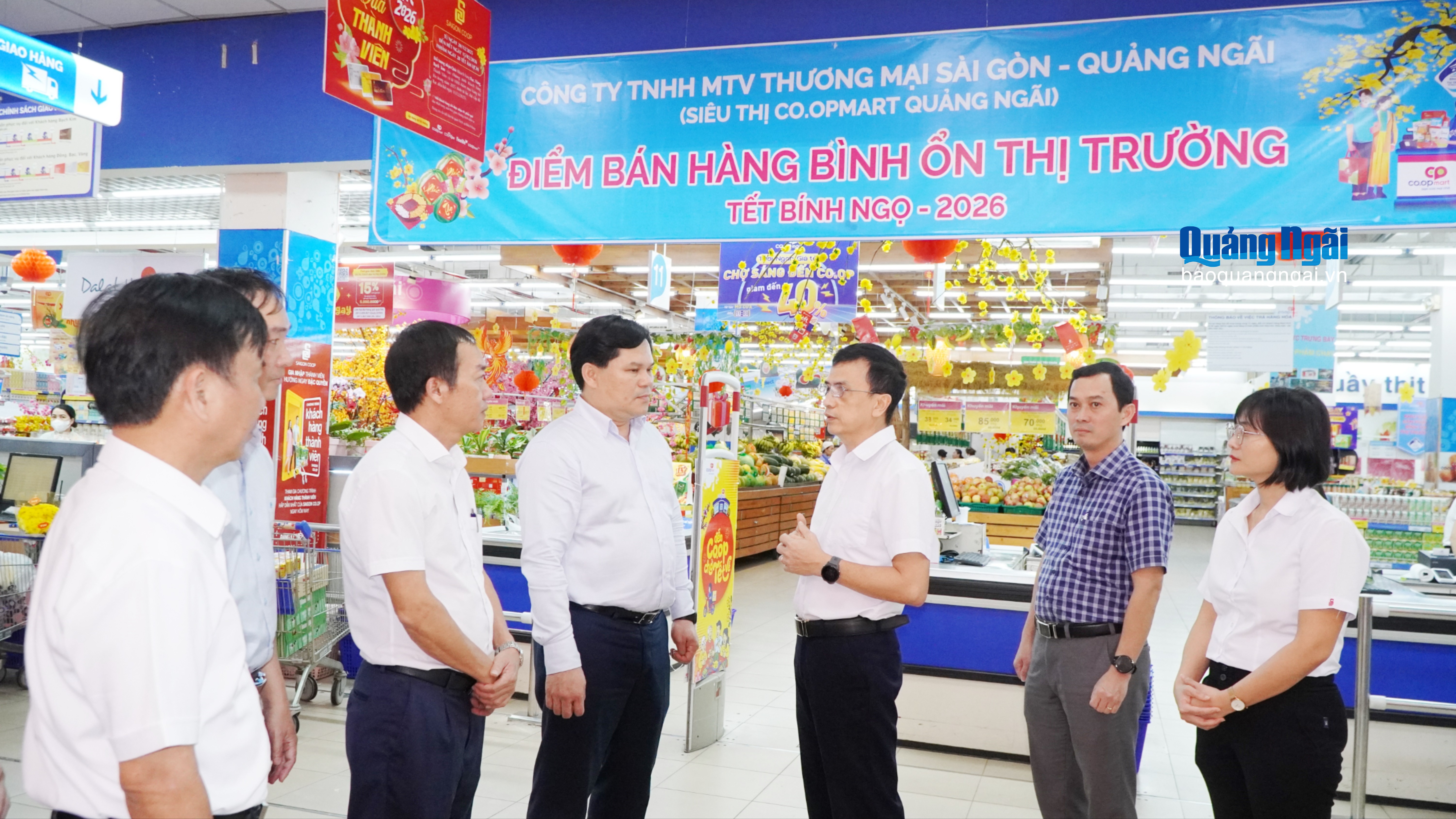 Kiểm tra tình hình bình ổn giá hàng hóa tết Bính Ngọ 2026