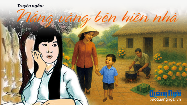Nắng vàng bên hiên nhà