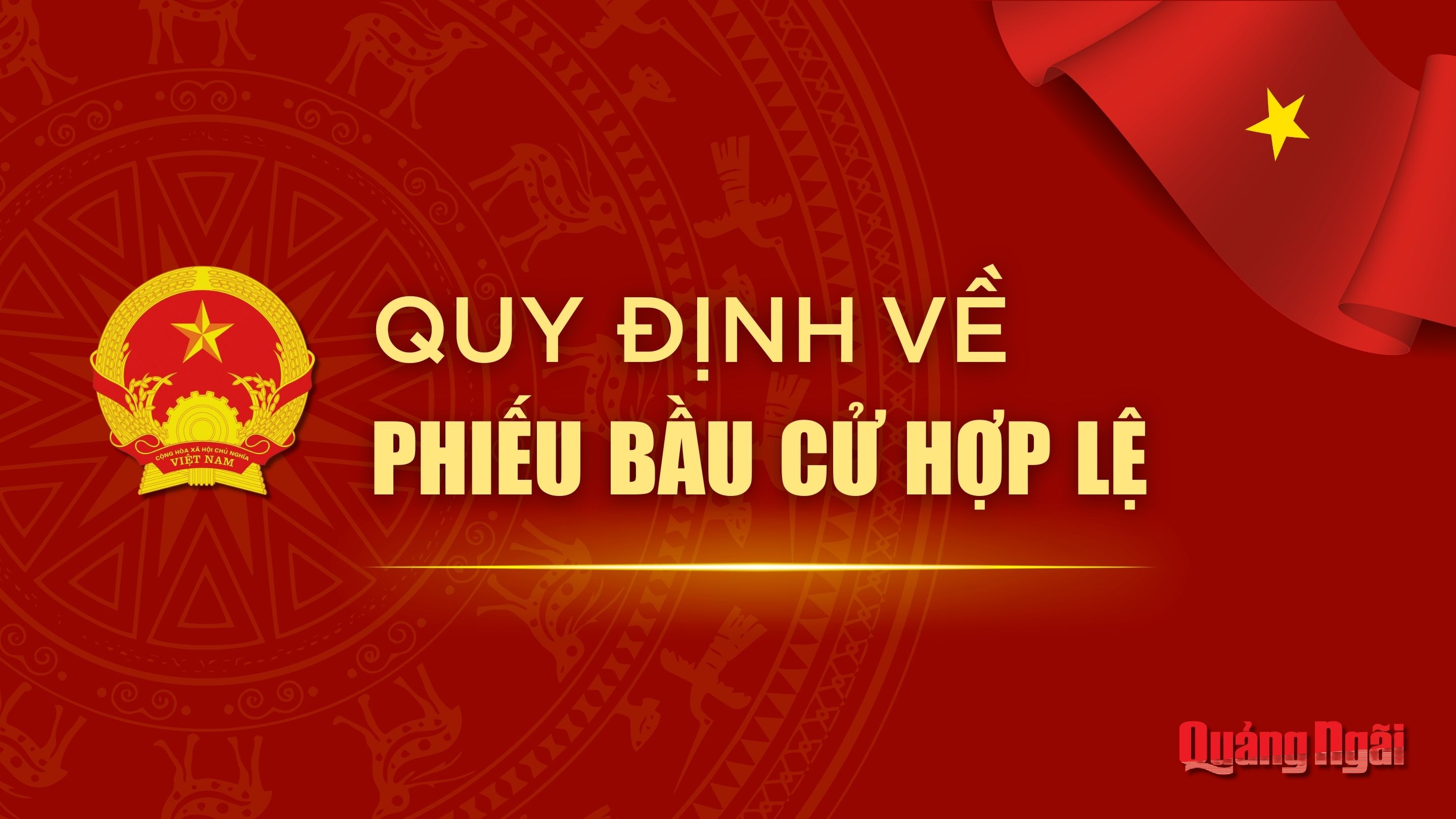 [Infographic]. Quy định về phiếu bầu cử hợp lệ