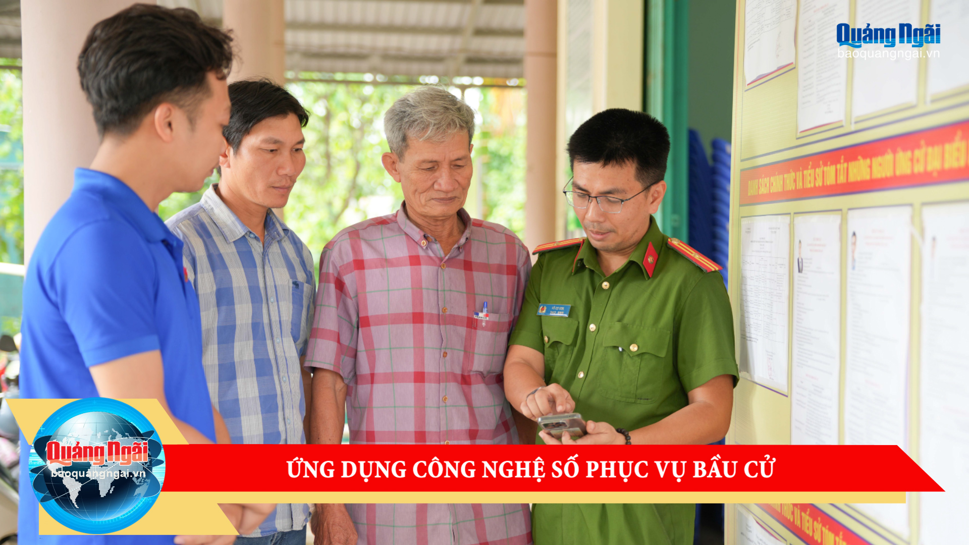 [Video]. Ứng dụng công nghệ số phục vụ bầu cử