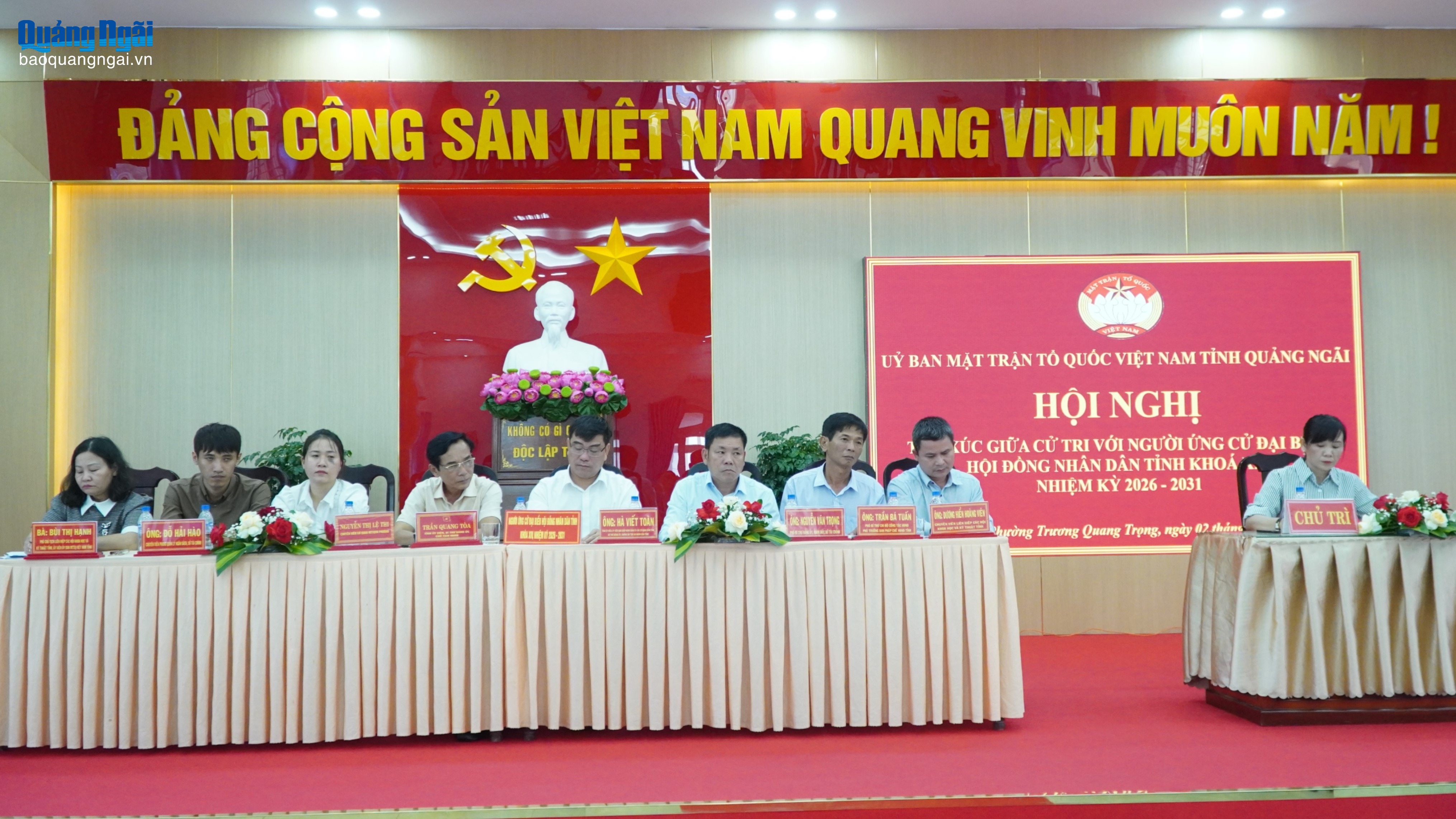 Đưa các xã Tịnh Khê, An Phú và phường Trương Quang Trọng phát triển nhanh, bền vững