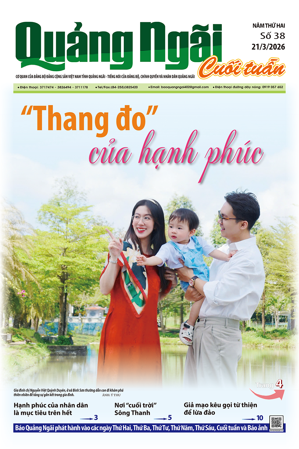 Báo Cuối tuần số 38, ra ngày 21/3/2026