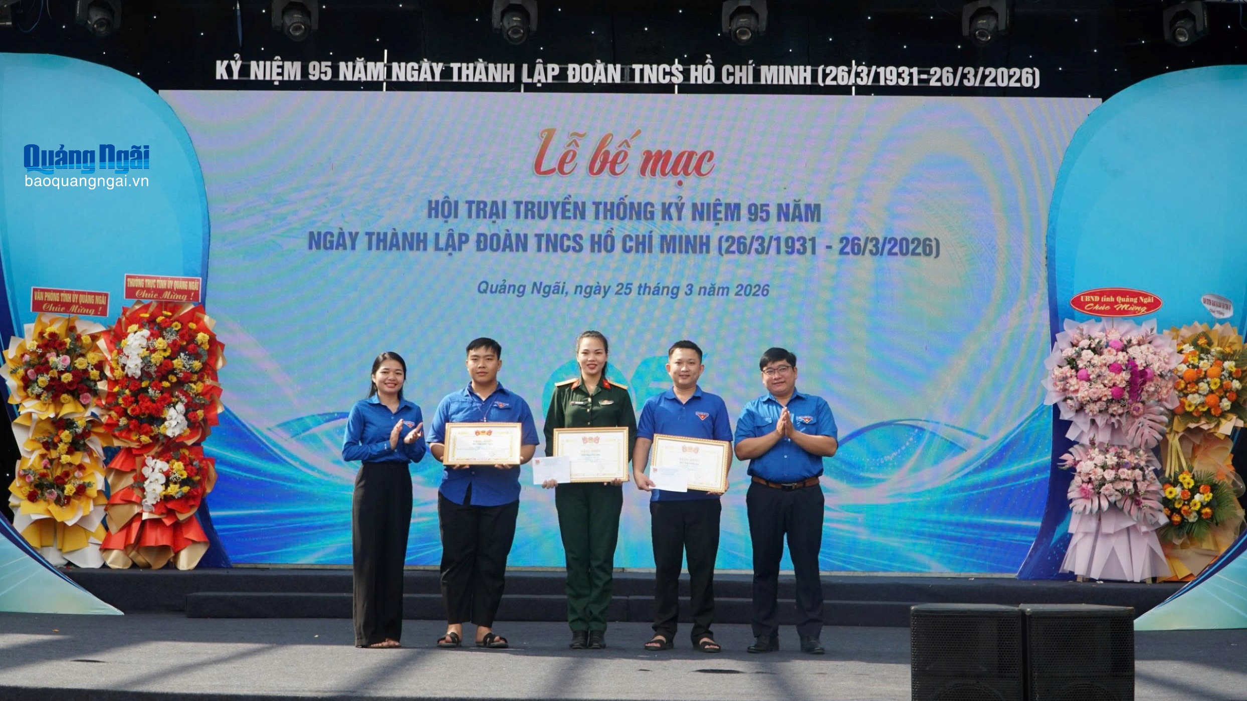Bế mạc Hội trại kỷ niệm 95 năm Ngày thành lập Đoàn TNCS Hồ Chí Minh