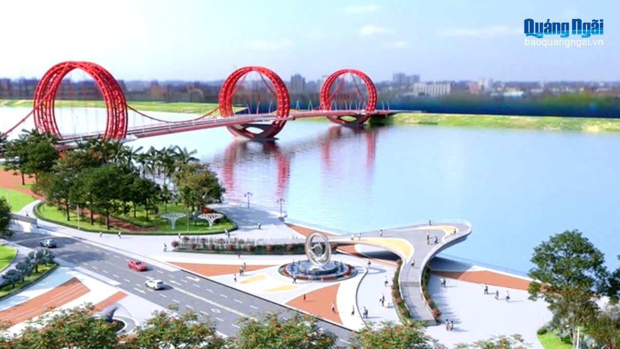 Tập trung giải phóng mặt bằng xây dựng cầu Trà Khúc 1