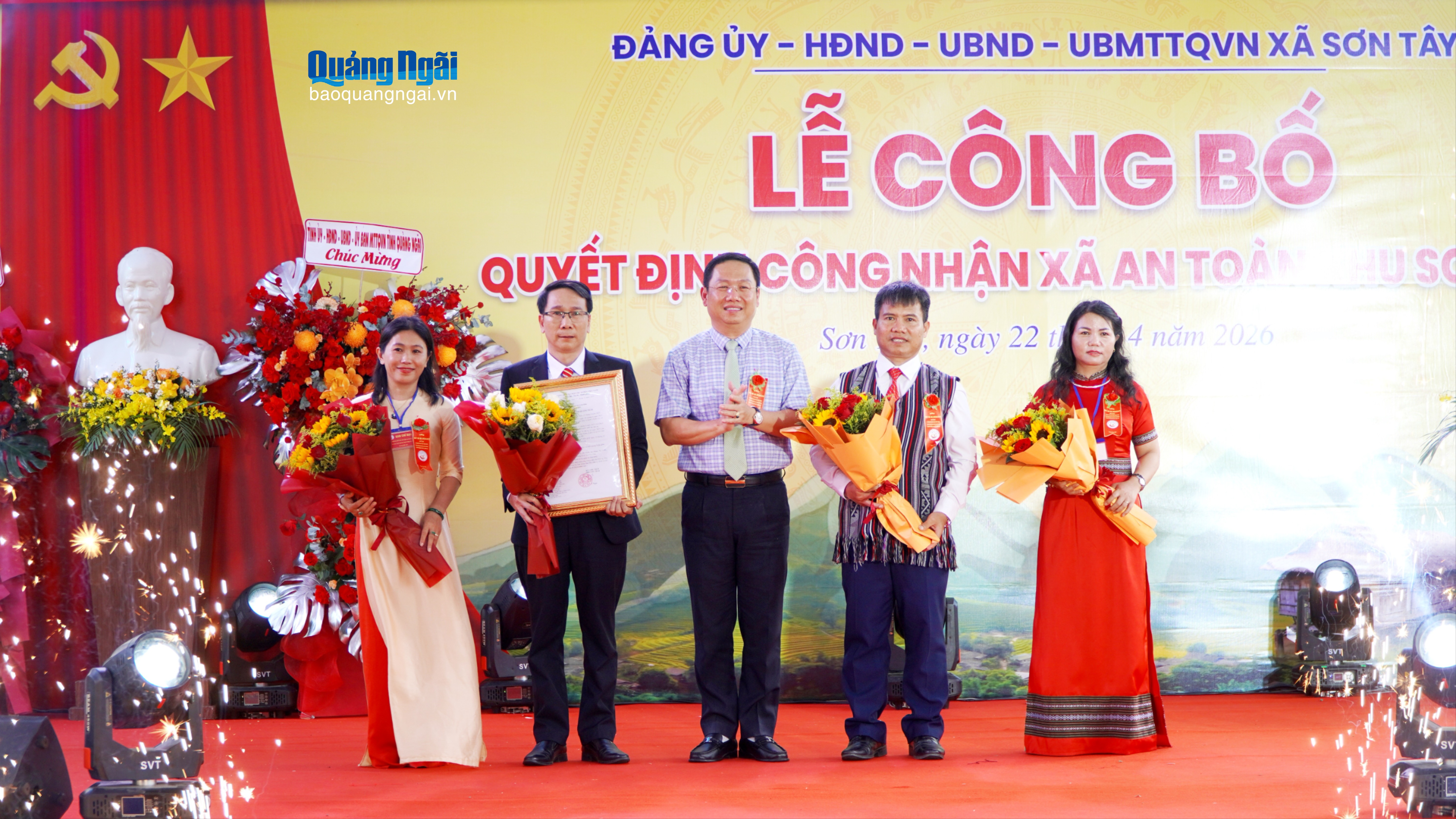 Công bố xã Sơn Tây là xã An toàn khu thời kỳ kháng chiến