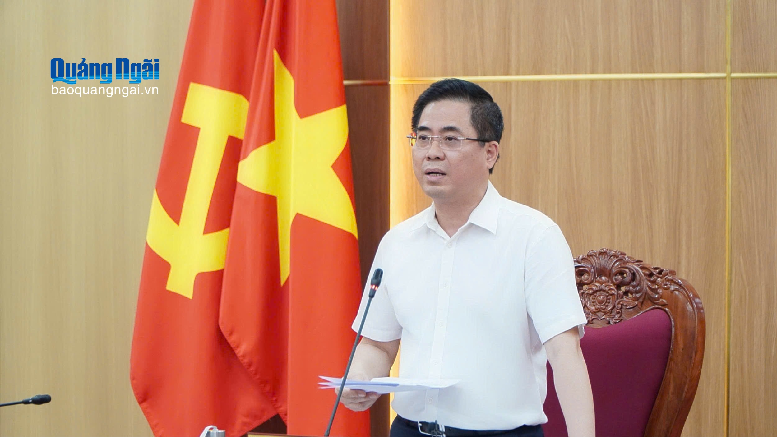 Chủ tịch UBND tỉnh Nguyễn Hoàng Giang chỉ đạo 5 nhóm giải pháp về giải ngân đầu tư công