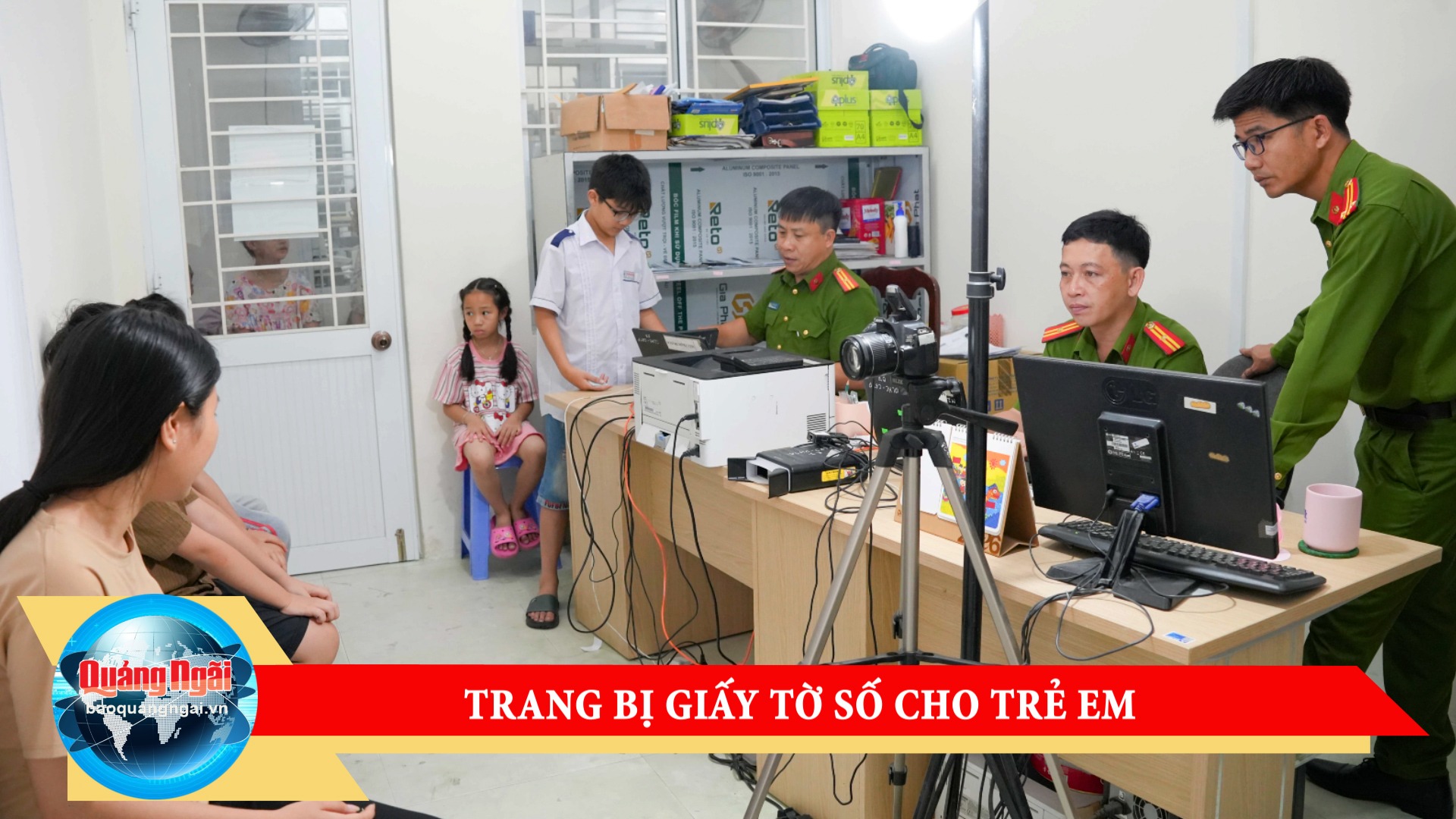 [Video]. Trang bị giấy tờ số cho trẻ em