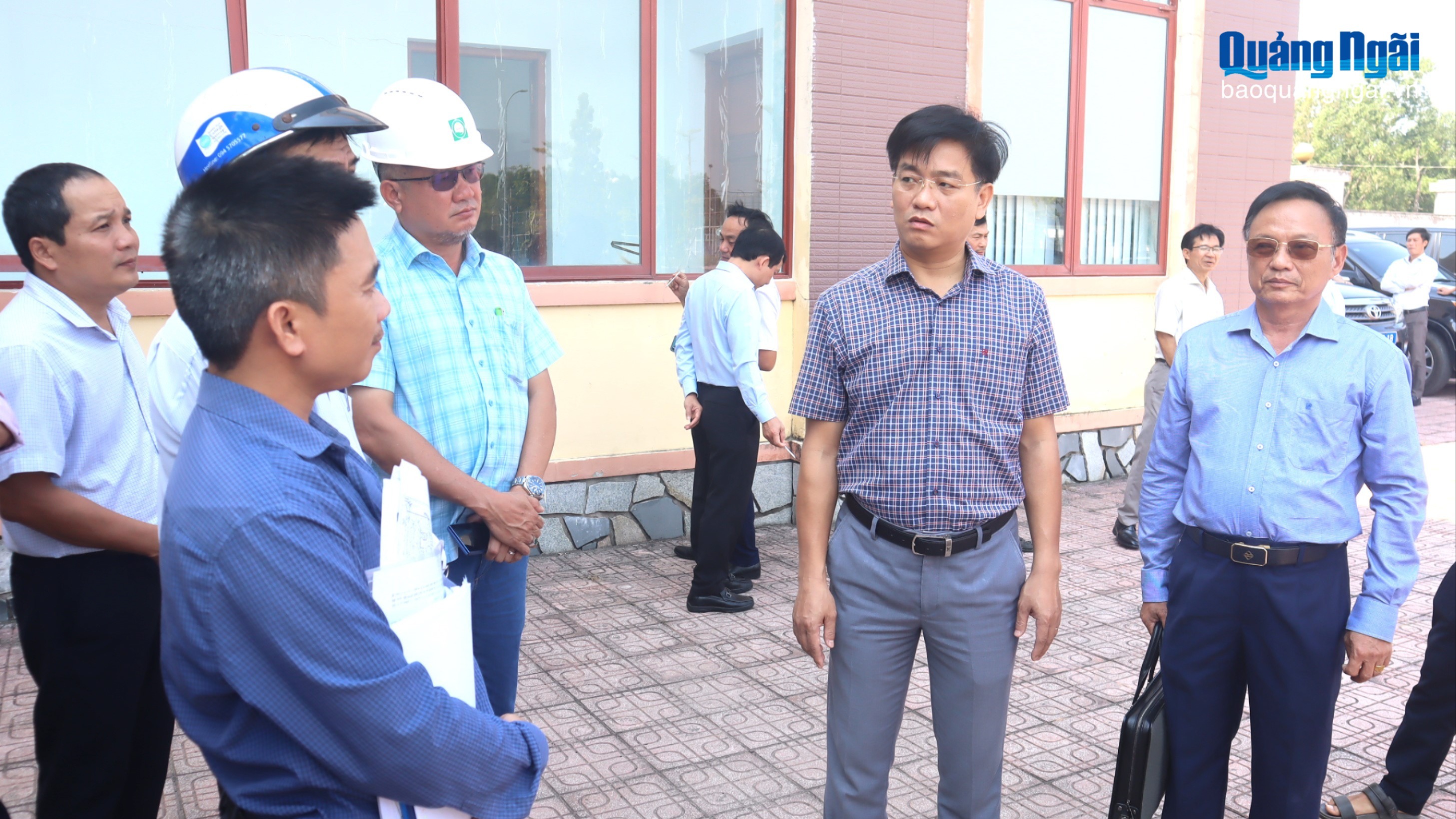 Kiểm tra dự án Khu dân cư và dịch vụ phục vụ Khu công nghiệp Tịnh Phong