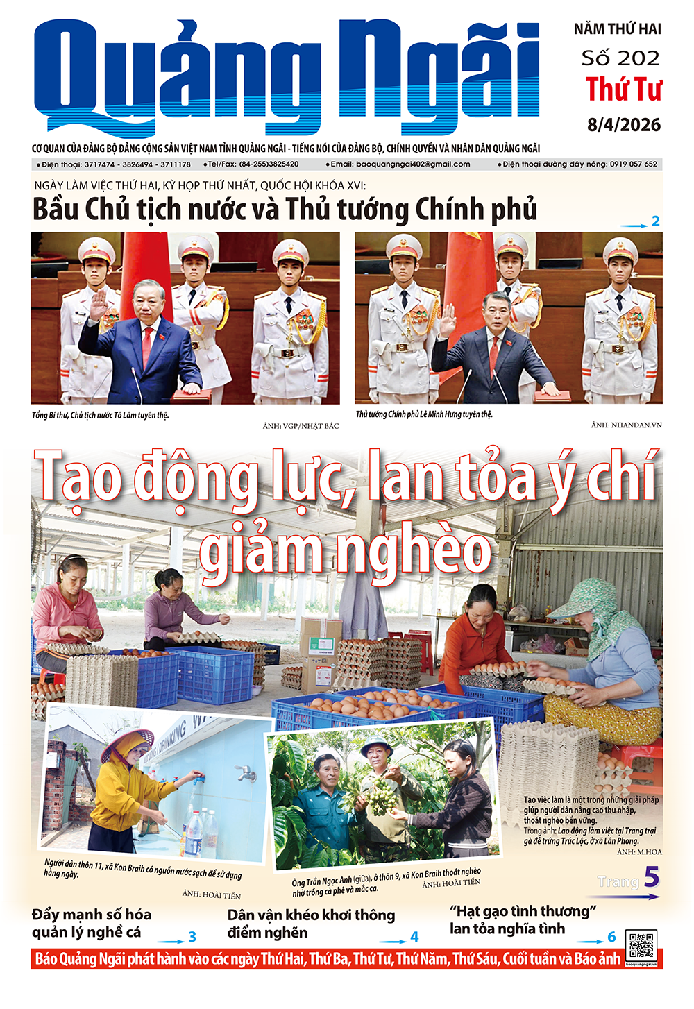 Số báo 202, ra ngày 8/4/2026