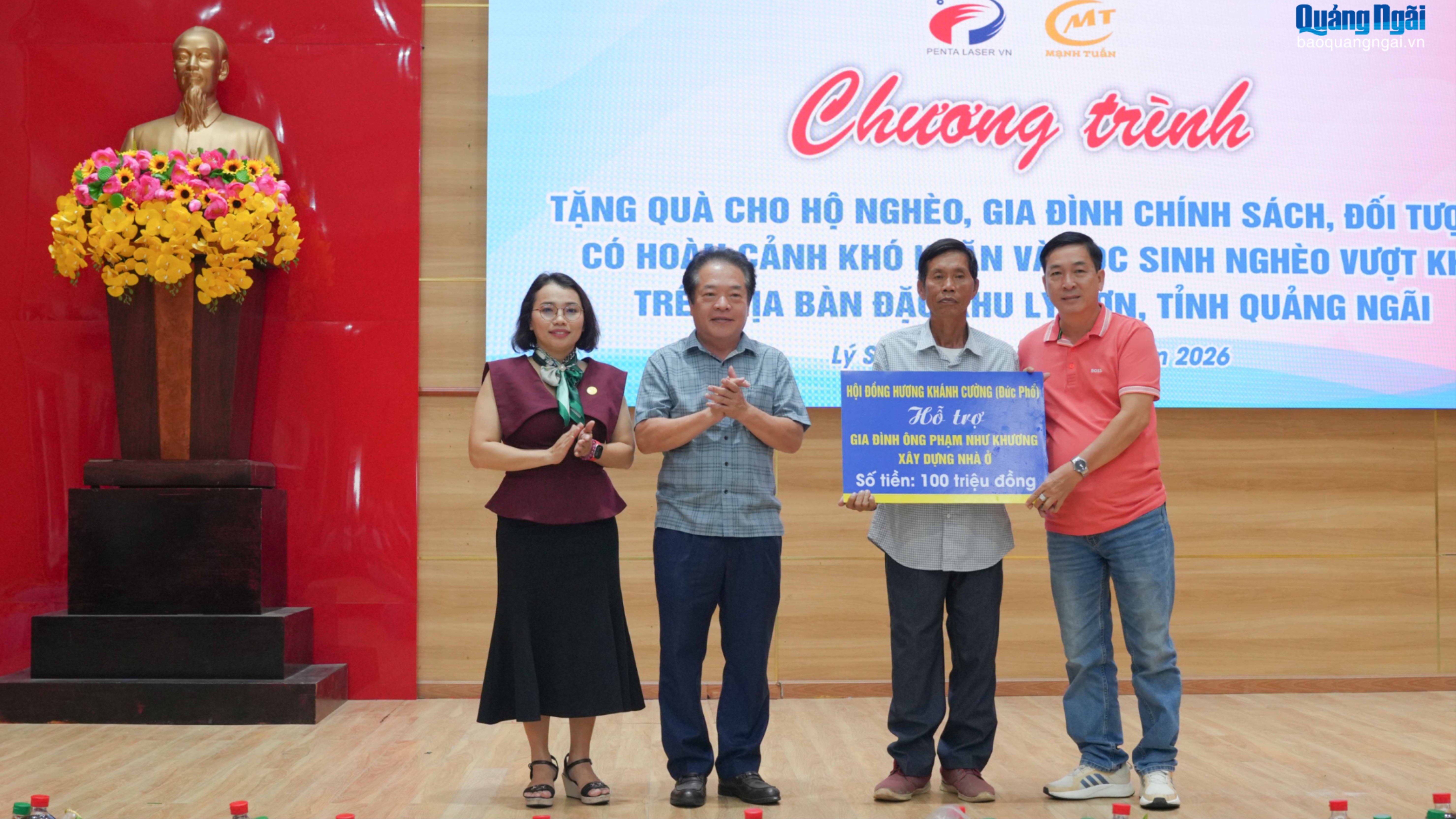 Chia sẻ yêu thương đến người dân Lý Sơn