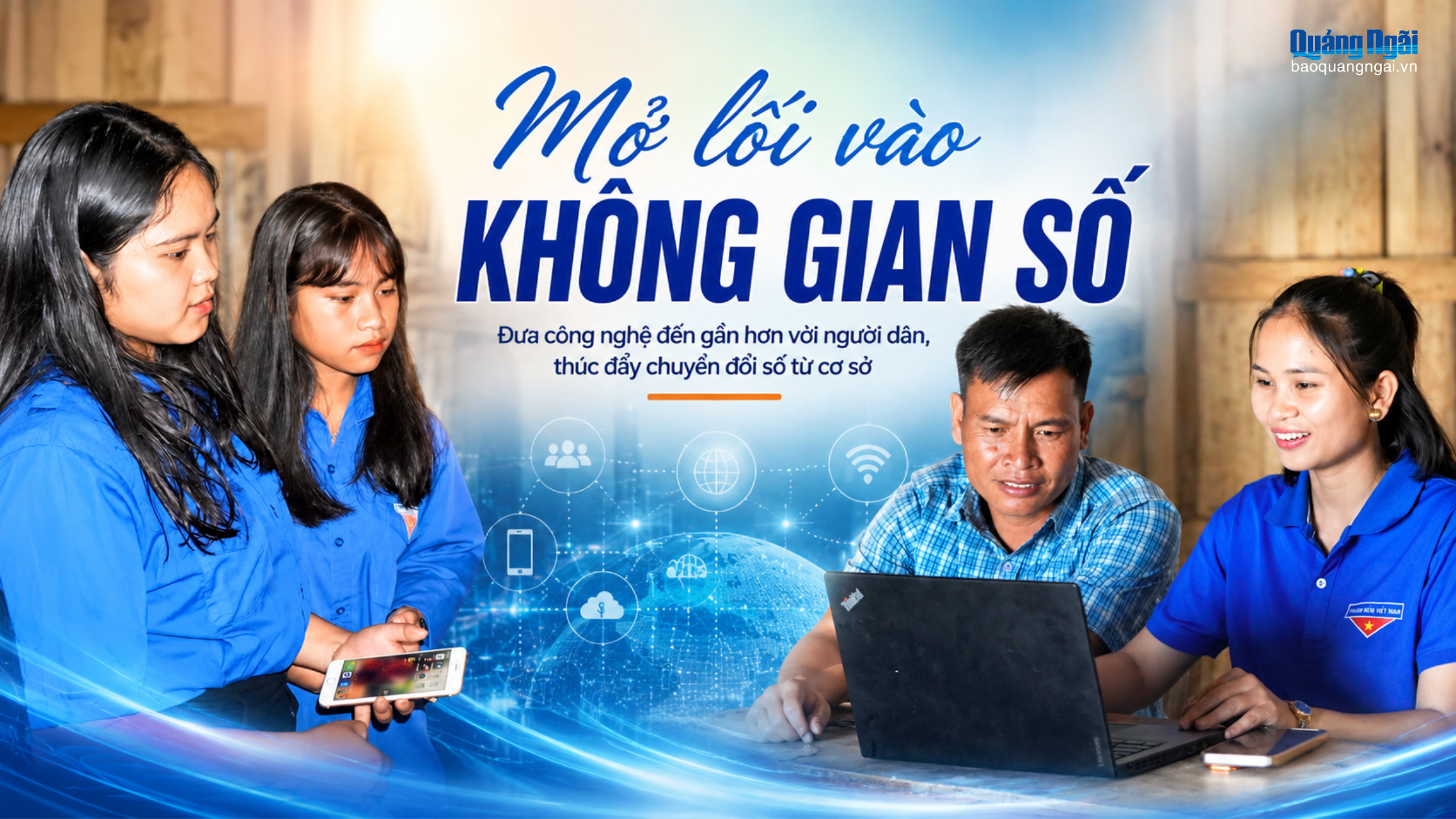 Mở lối vào không gian số