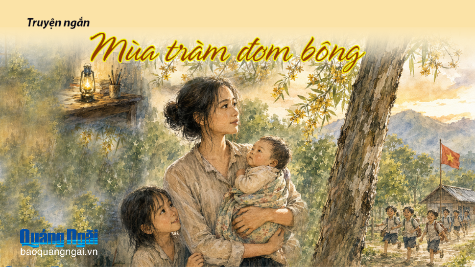 Mùa tràm đơm bông