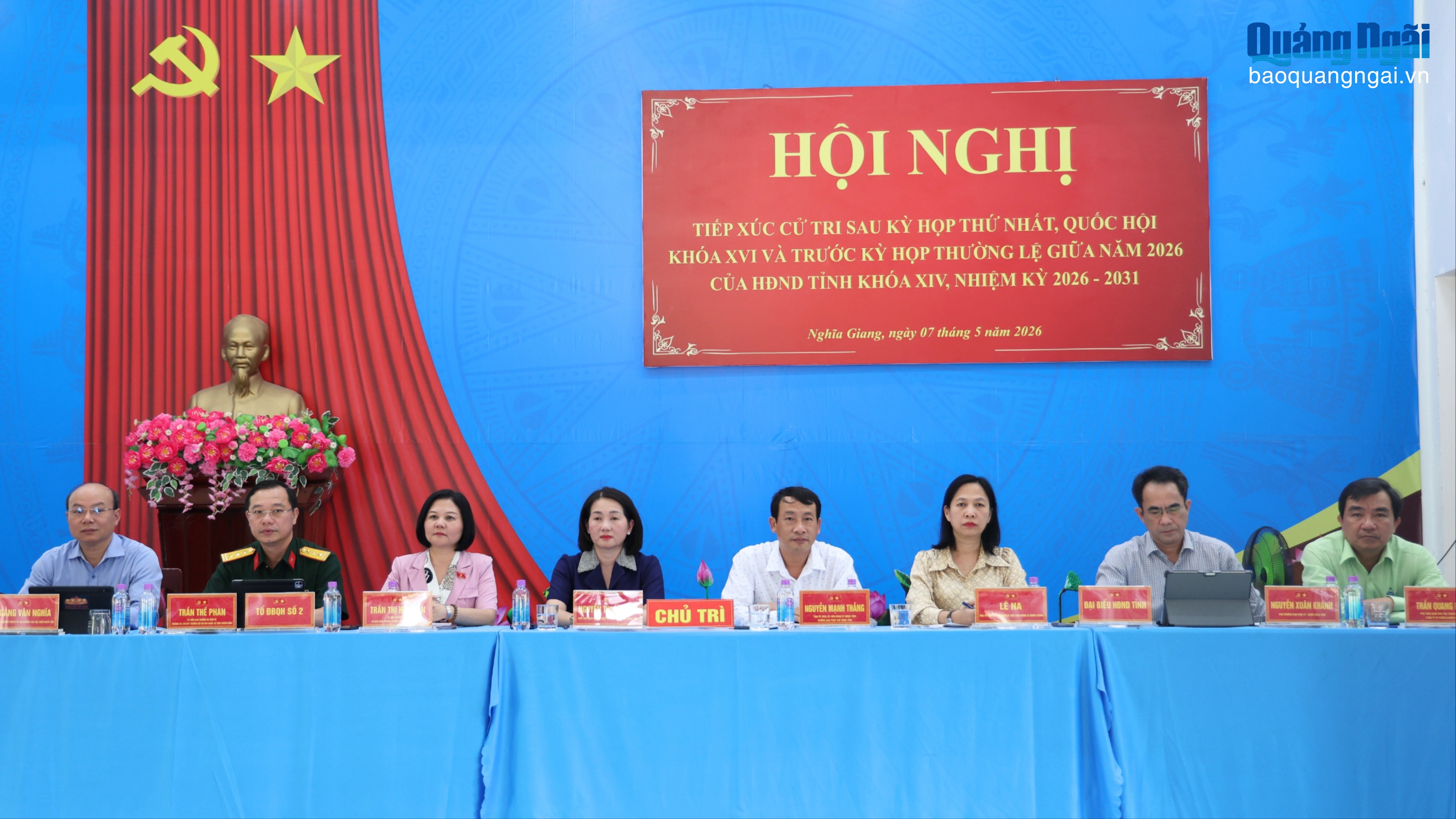 Tổ đại biểu Quốc hội số 2 tiếp xúc cử tri các địa phương