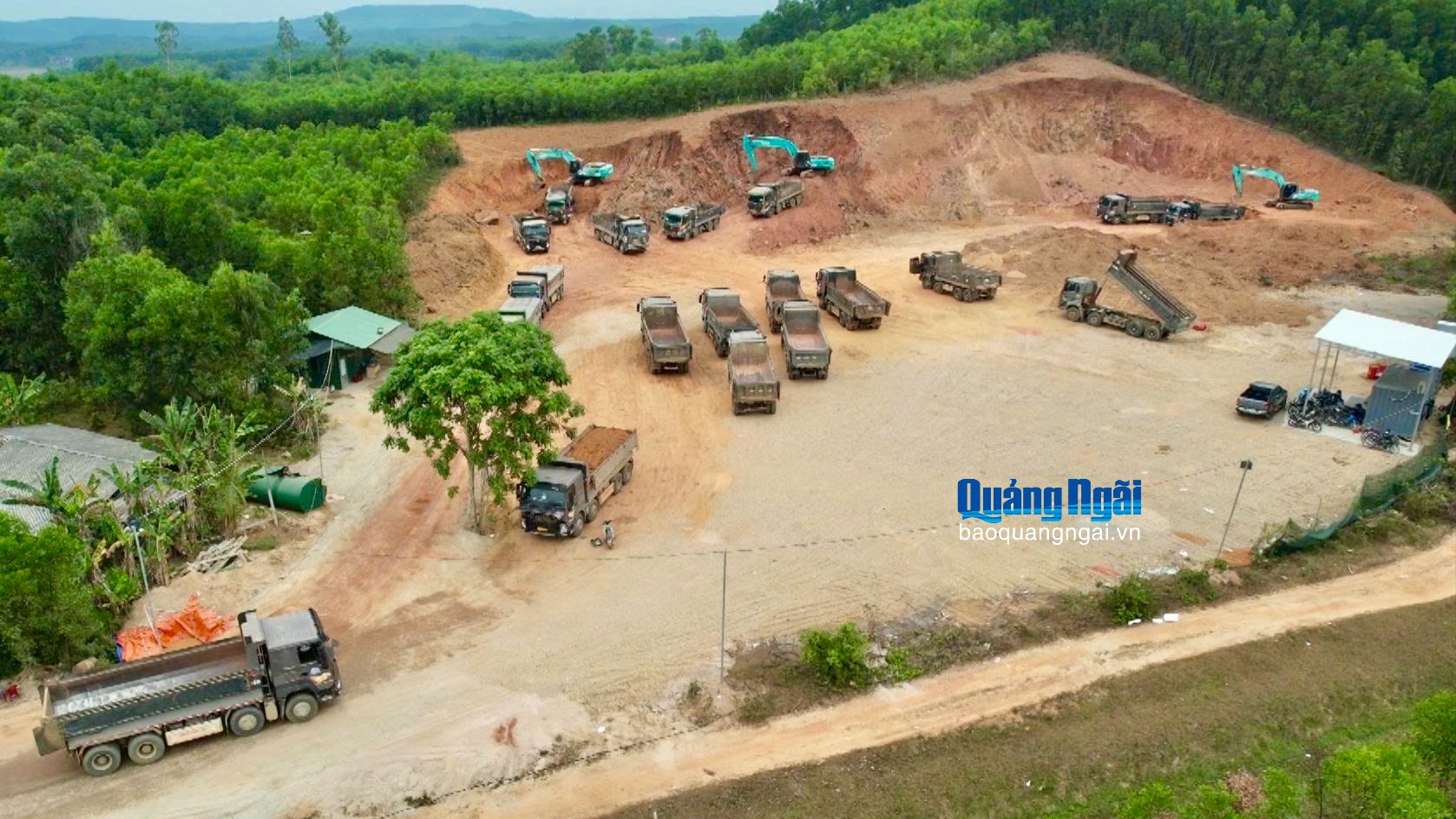 Đảm bảo nguồn vật liệu cho các dự án trong Khu Kinh tế Dung Quất