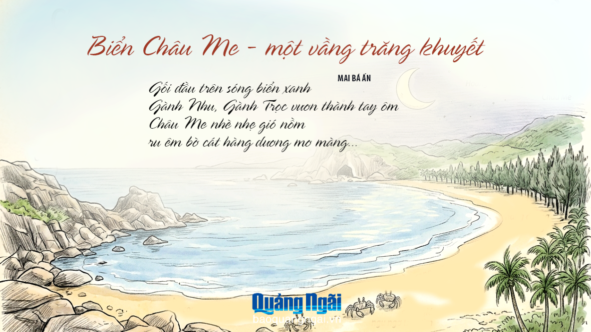 Biển Châu Me - một vầng trăng khuyết