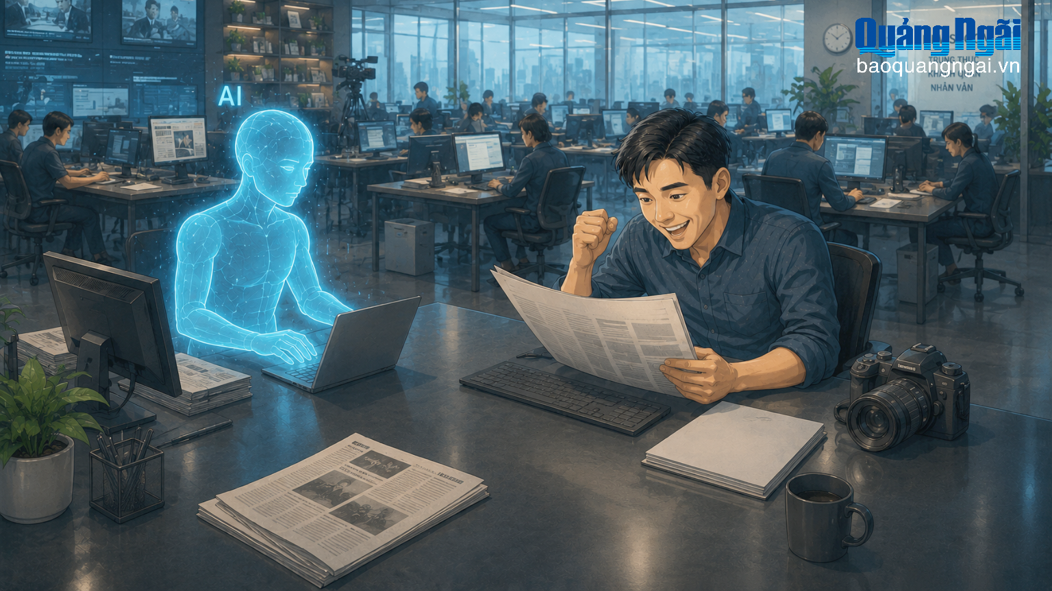 Khi AI bước vào tòa soạn