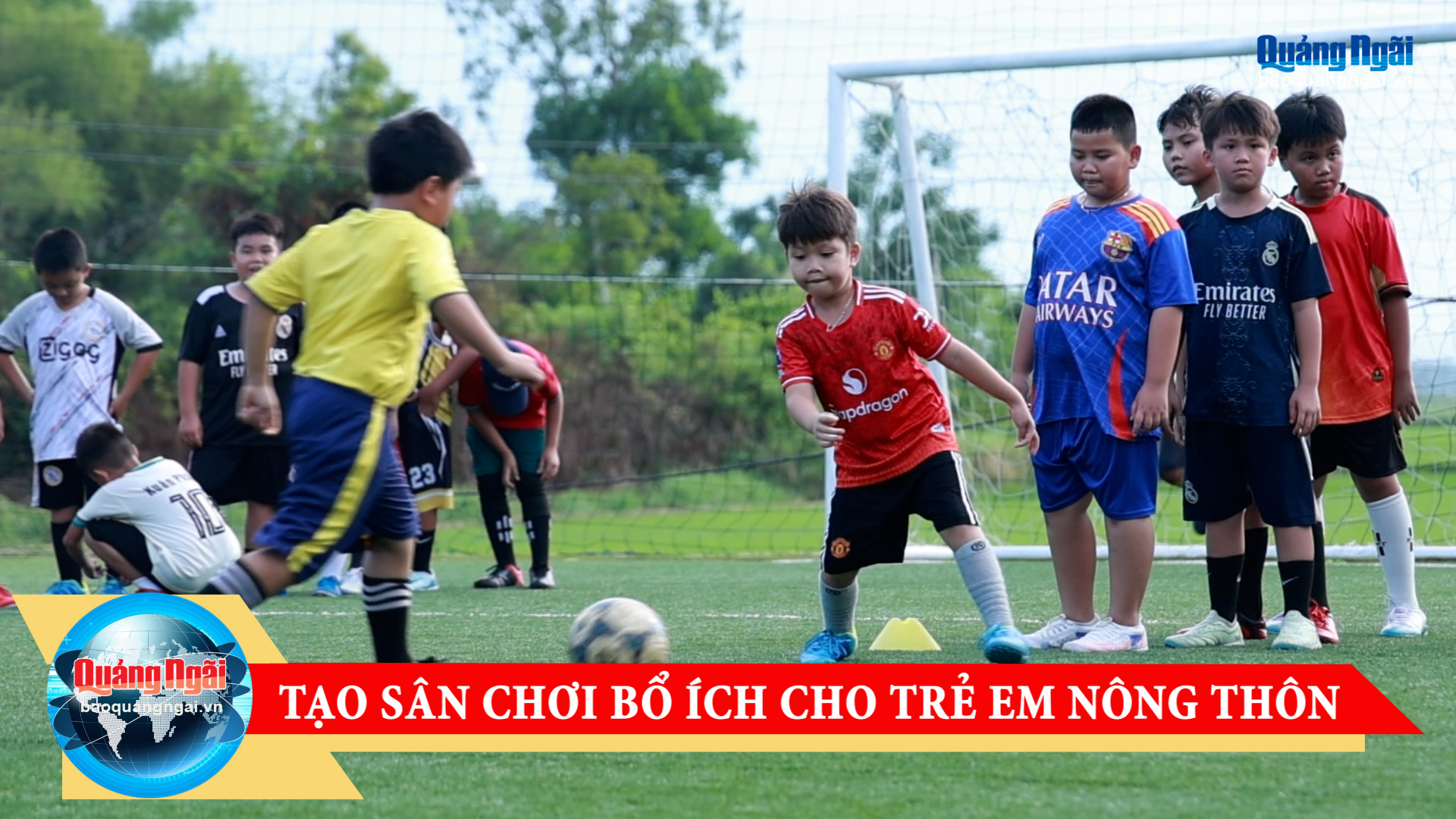 [Video]. Tạo sân chơi bổ ích cho trẻ em nông thôn