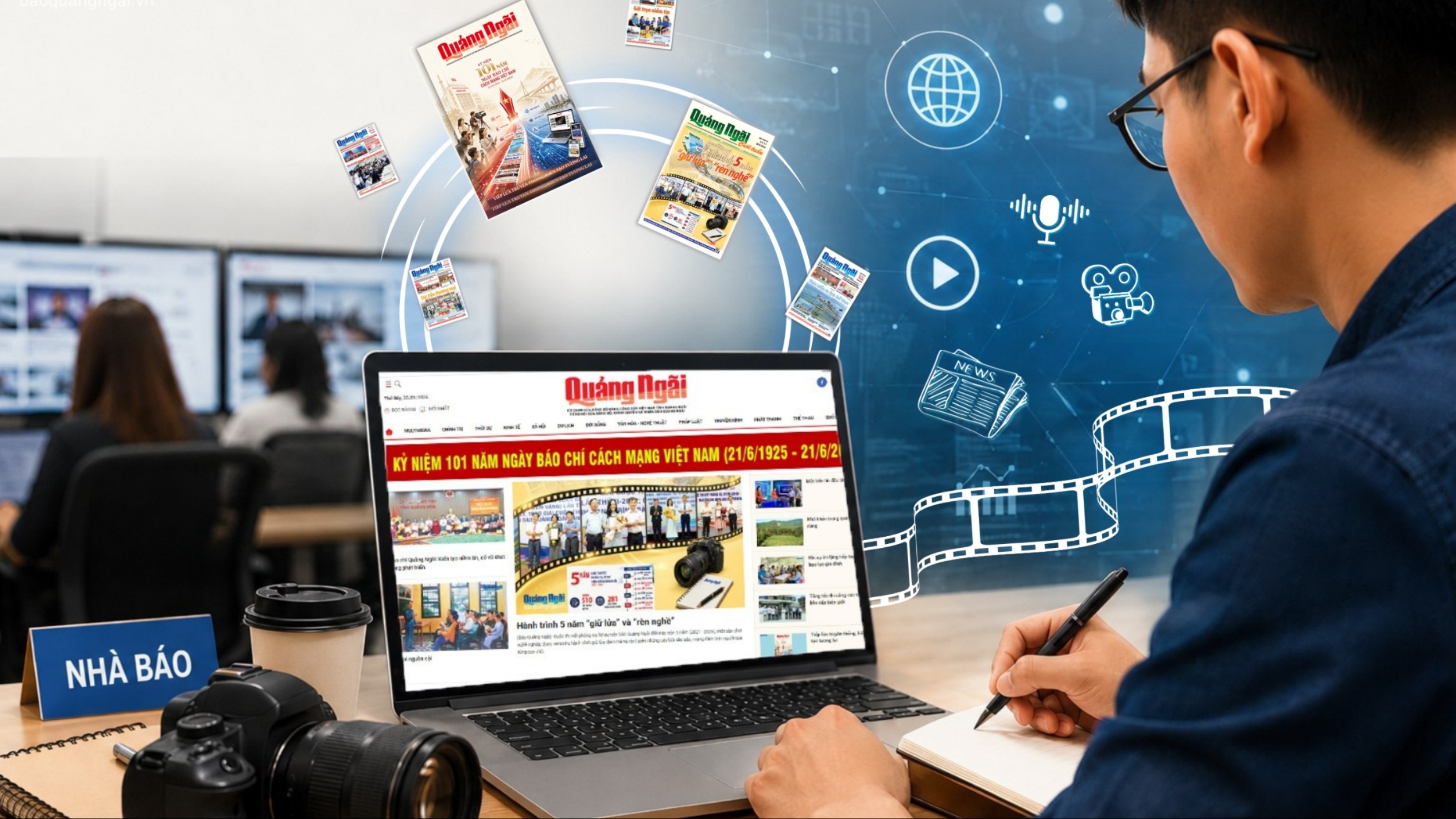 Học để theo kịp nhịp làm báo mới