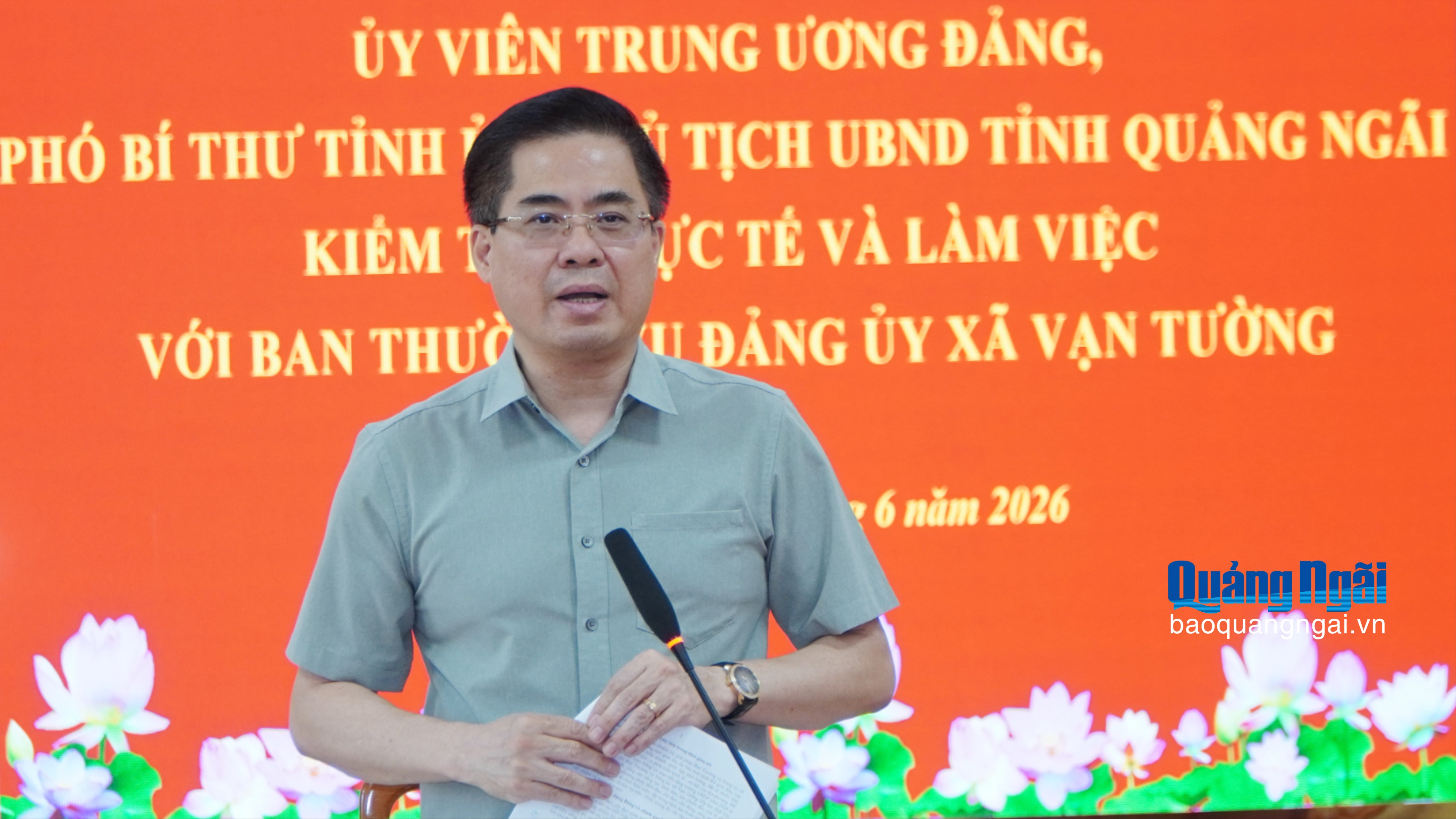 Xã Vạn Tường phải khơi dậy khát vọng phát triển