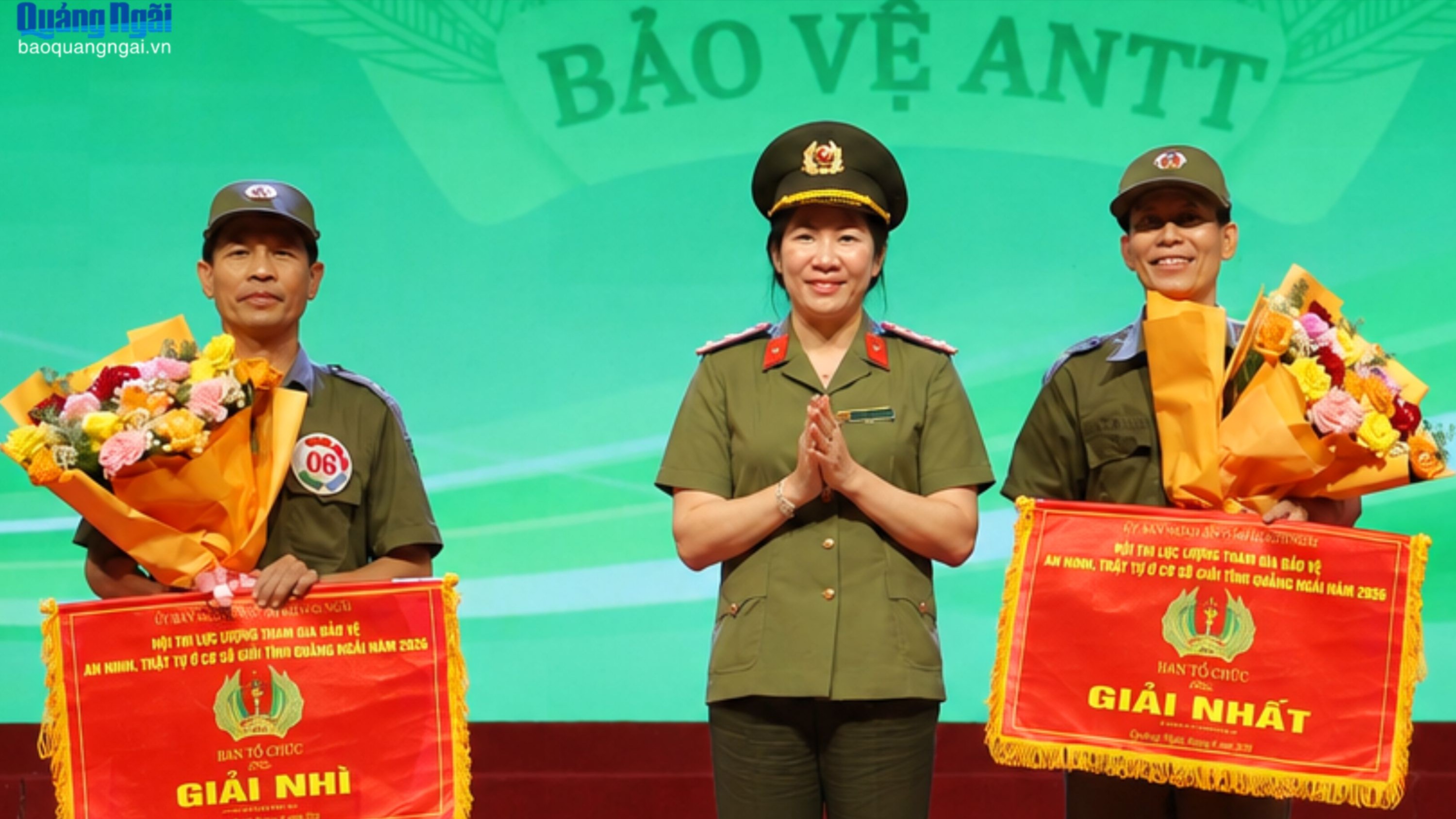 Xã Minh Long giành giải Nhất Hội thi lực lượng bảo vệ an ninh, trật tự ở cơ sở