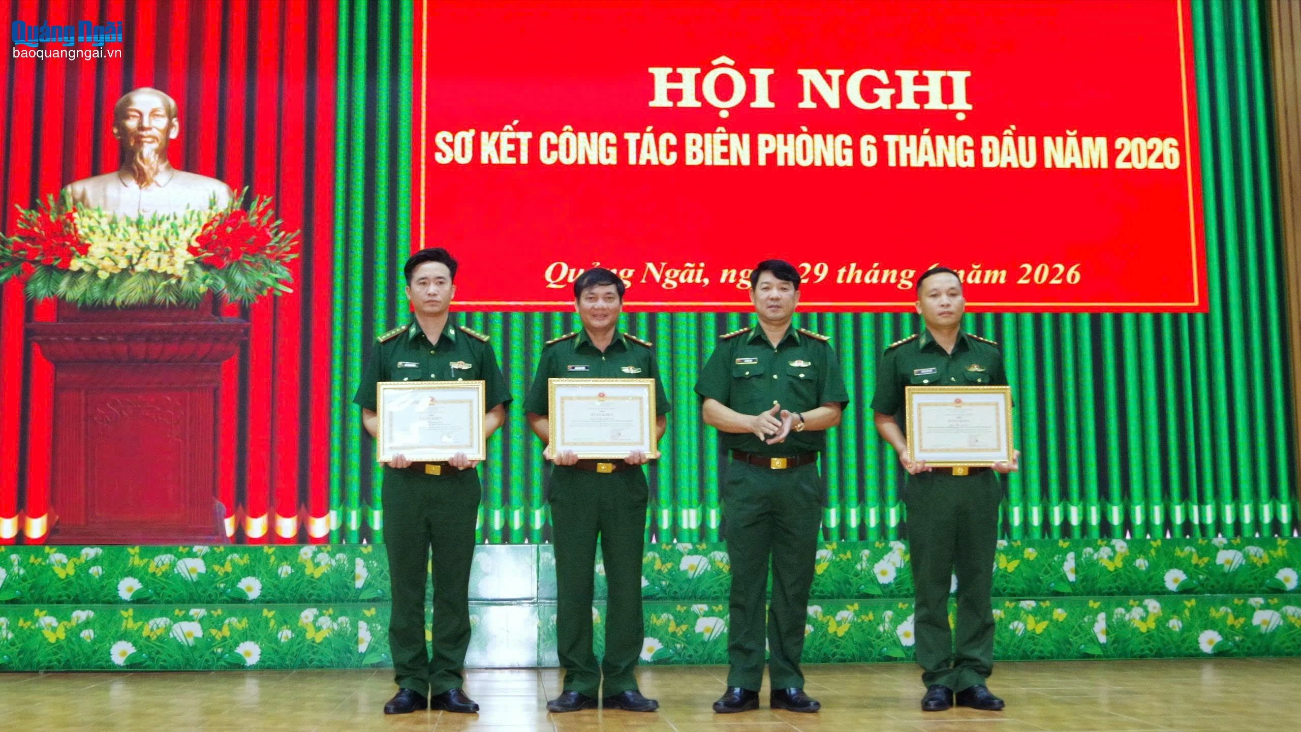 Sơ kết công tác biên phòng 6 tháng đầu năm 2026