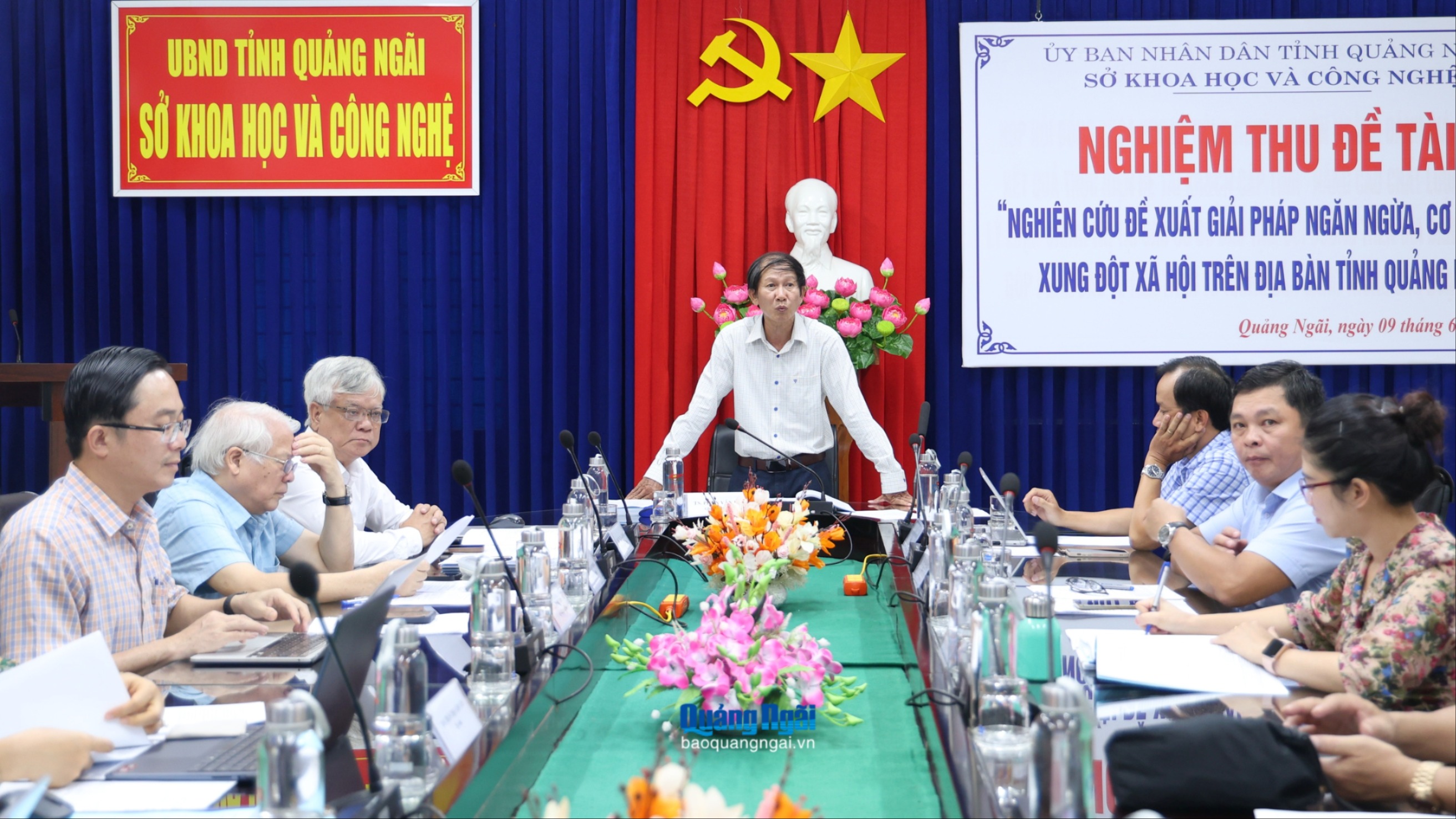 Nghiệm thu đề tài giải pháp ngăn ngừa, xử lý xung đột xã hội