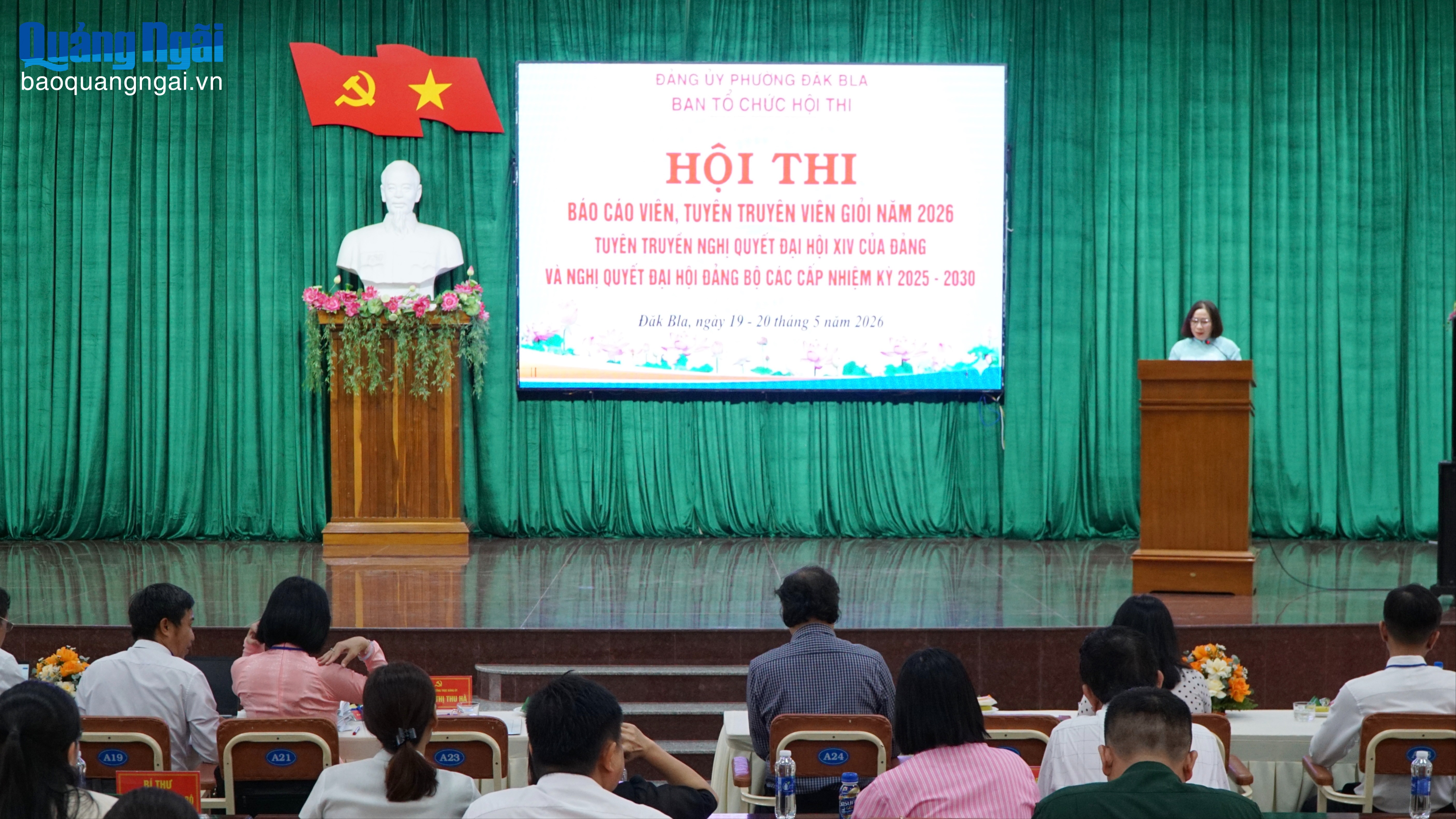 Hội thi Báo cáo viên, tuyên truyền viên giỏi phường Đăk Bla