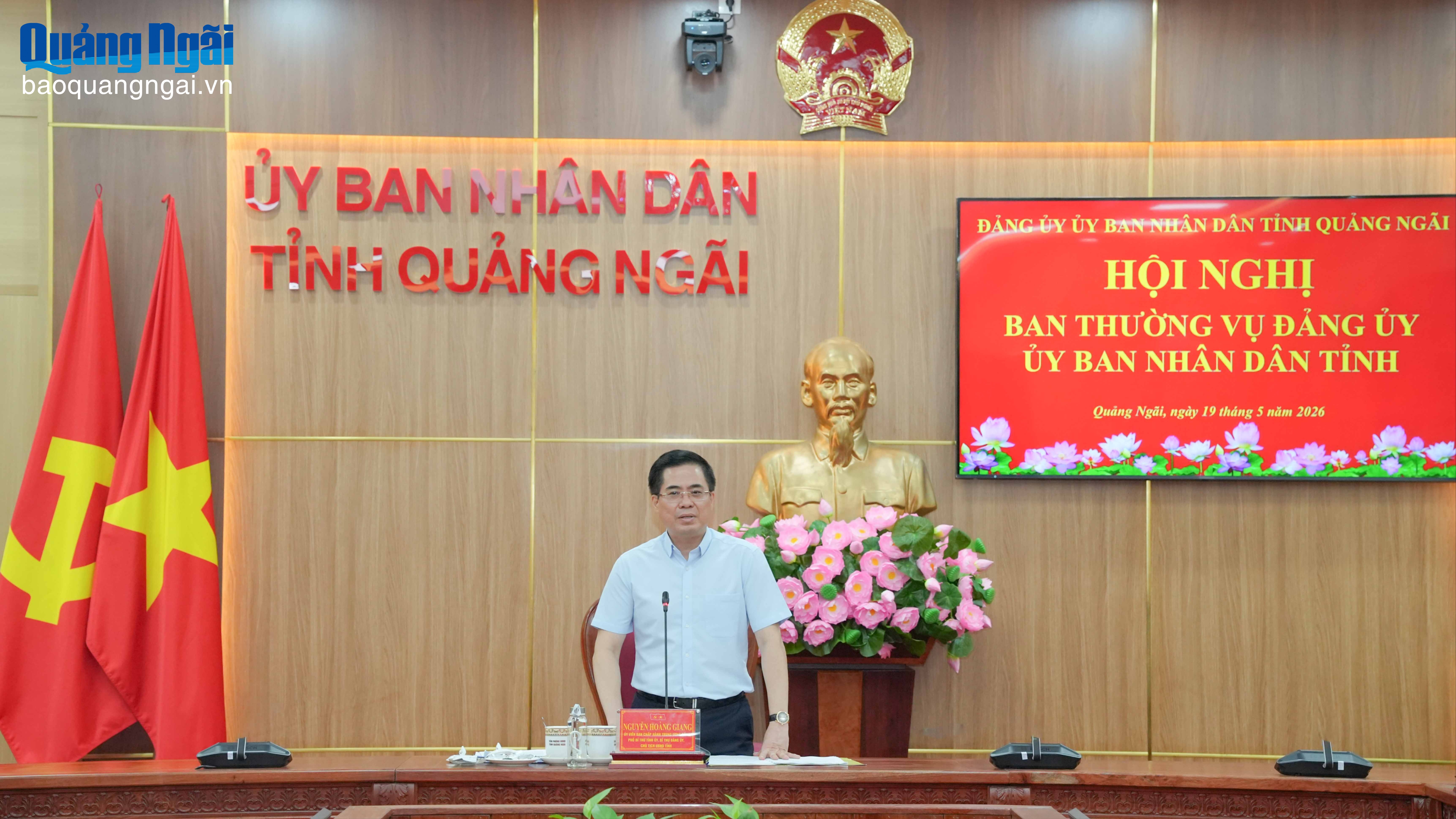 Ban Thường vụ Đảng ủy UBND tỉnh cho ý kiến nhiều nội dung quan trọng